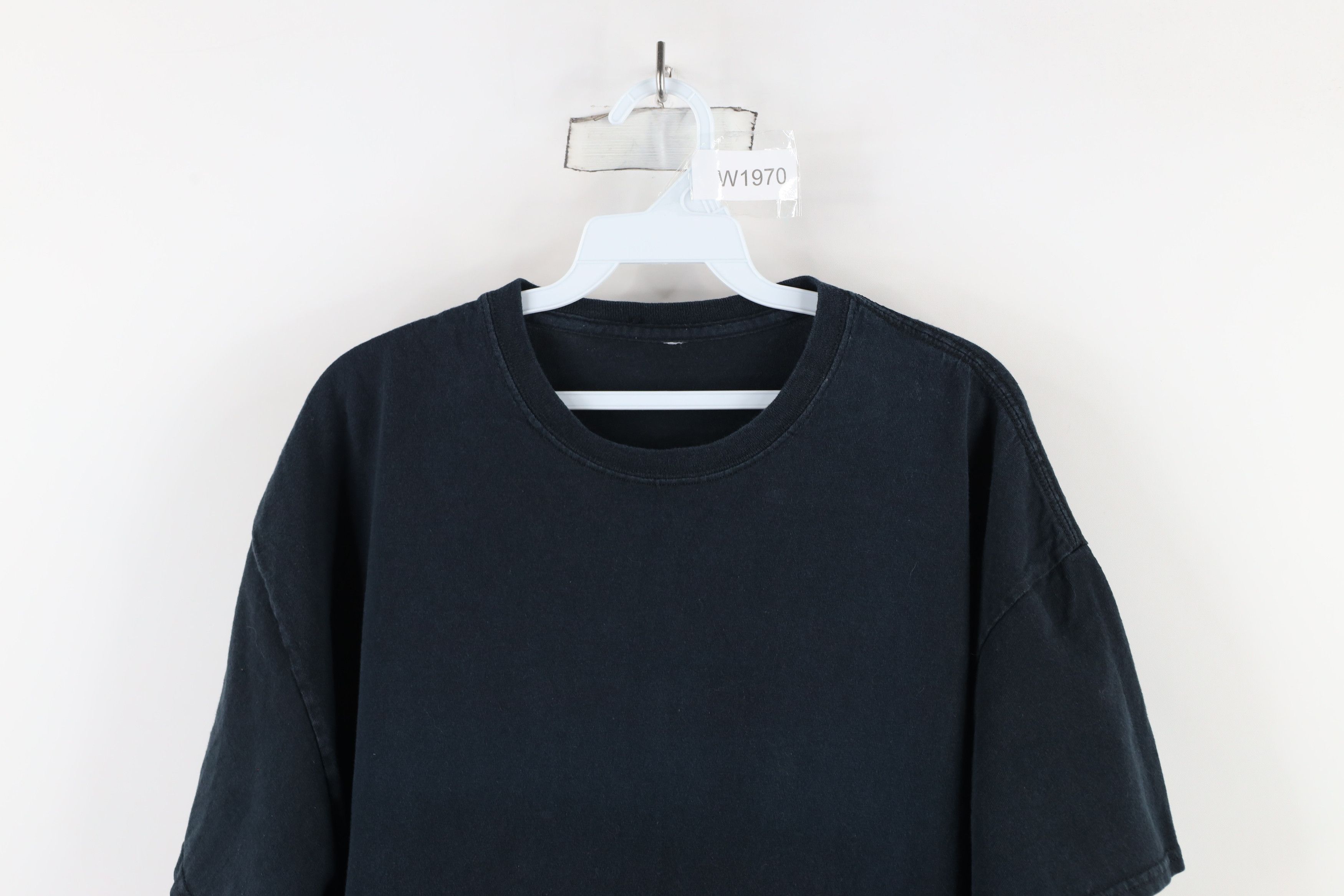 Vintage Vintage 90s Streetwear Short Sleeve T-Shirt Black Cotton Size US XL / EU 56 / 4 - 2 Thumbnail