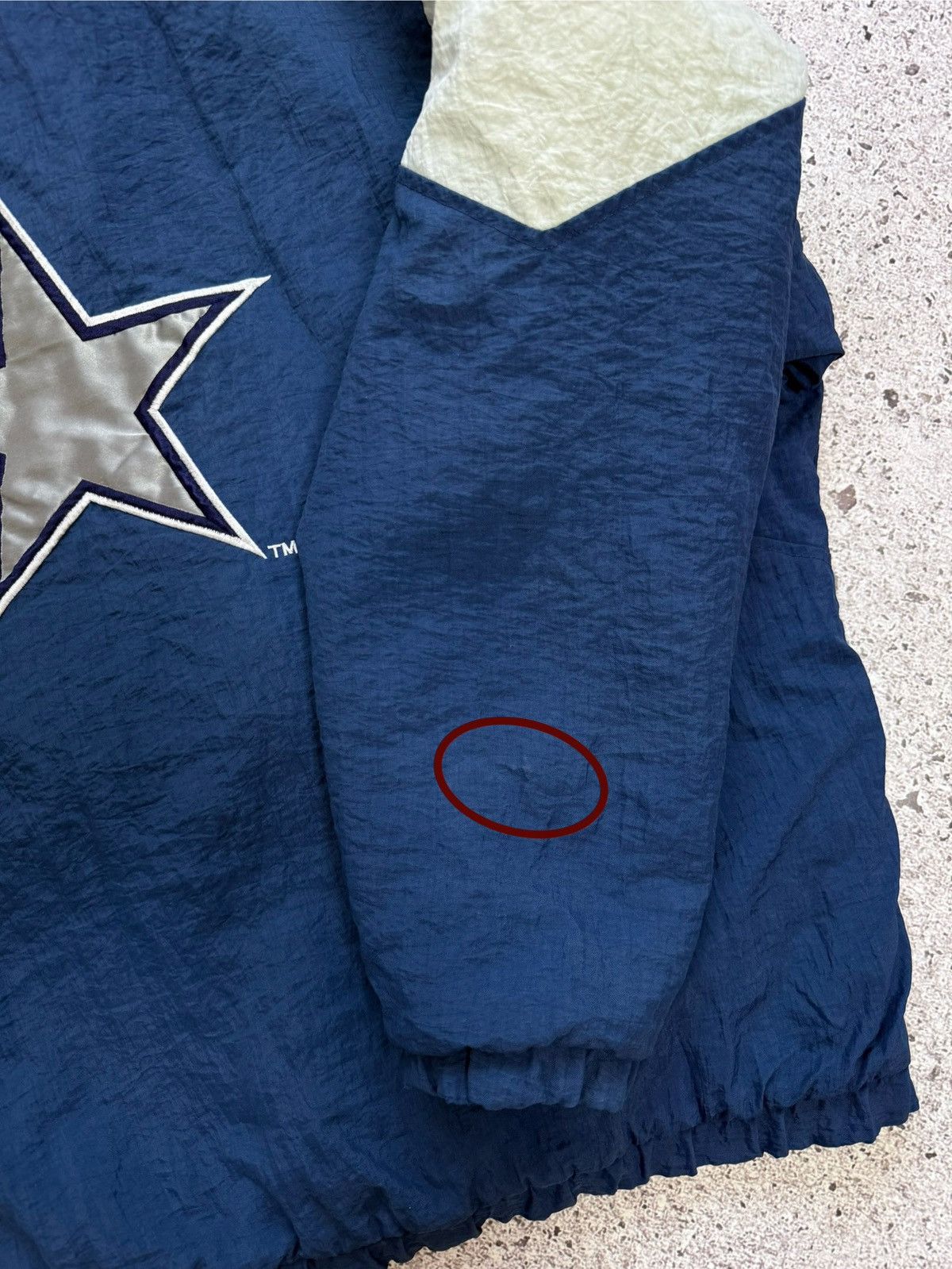 NFL × Starter × Vintage Vintage 1990’s NFL Starter Dallas Cowboys 1/2 ZIP Jacket Size US XL / EU 56 / 4 - 15 Thumbnail