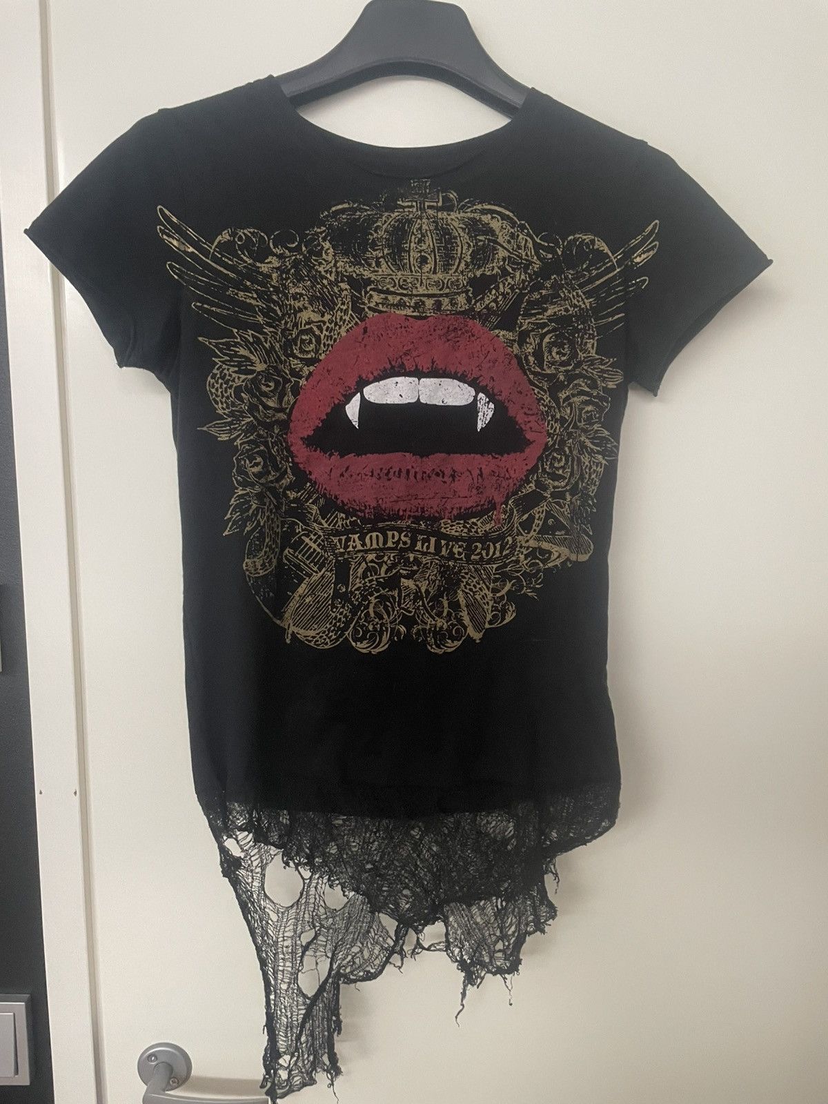 Japanese Brand Japanese Band Vamps 2012 Live Spiderweb t-shirt Size S / US 4 / IT 40 - 2 Thumbnail