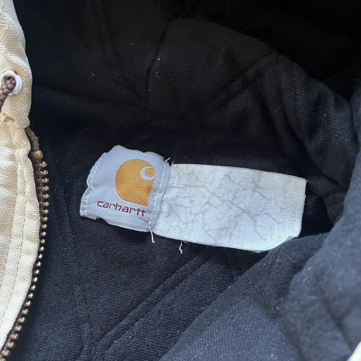 Carhartt × Vintage Crazy Vintage Faded Tan Brown Carhartt Jacket Large Size US L / EU 52-54 / 3 - 7 Thumbnail