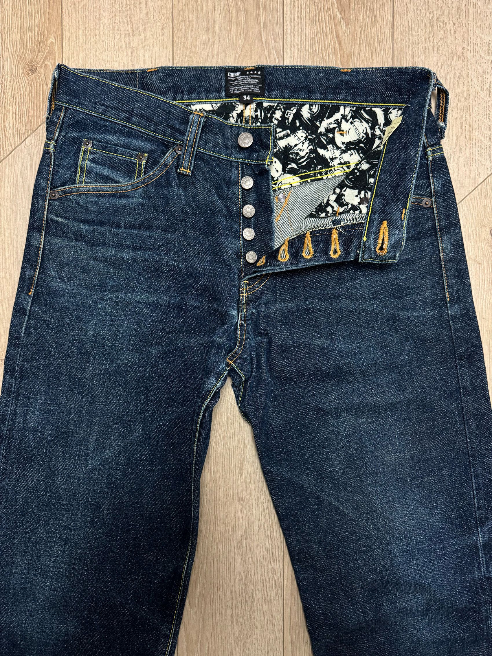 Japanese Brand CRIMIE CXXX-PT03 W31 x L31 Japanese selvedge jeans Size US 31 - 5 Thumbnail