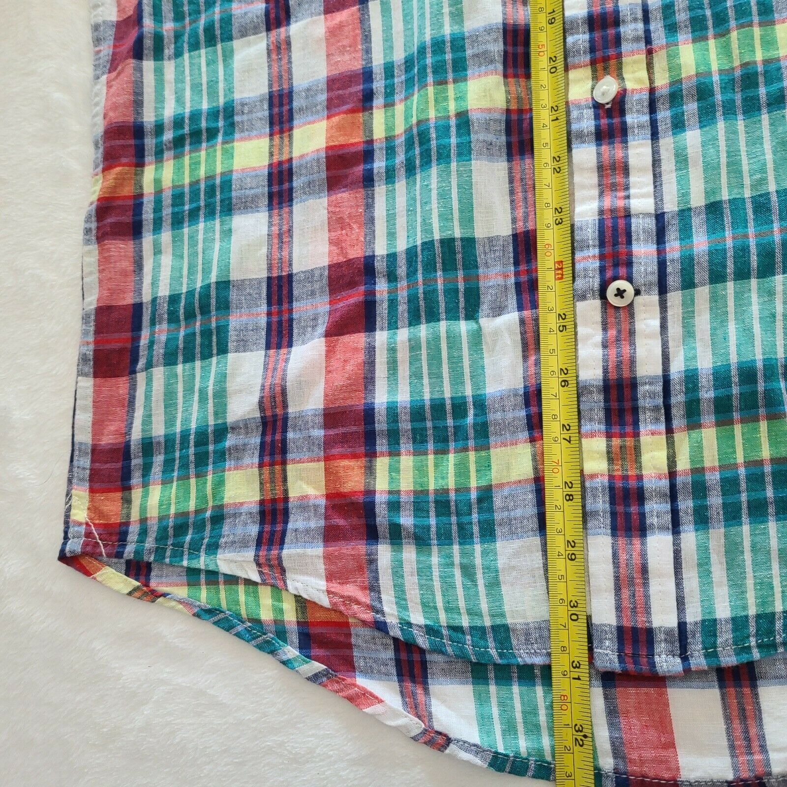 Tommy Hilfiger Tommy Hilfiger Plaid Long Sleeve Button Down Shirt Large Size US L / EU 52-54 / 3 - 5 Thumbnail