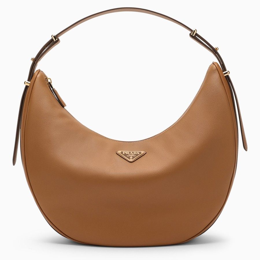Prada o1d2blof0924 Size : OS / Leather Shoulder Bag In Brown Size ONE SIZE - 1 Thumbnail