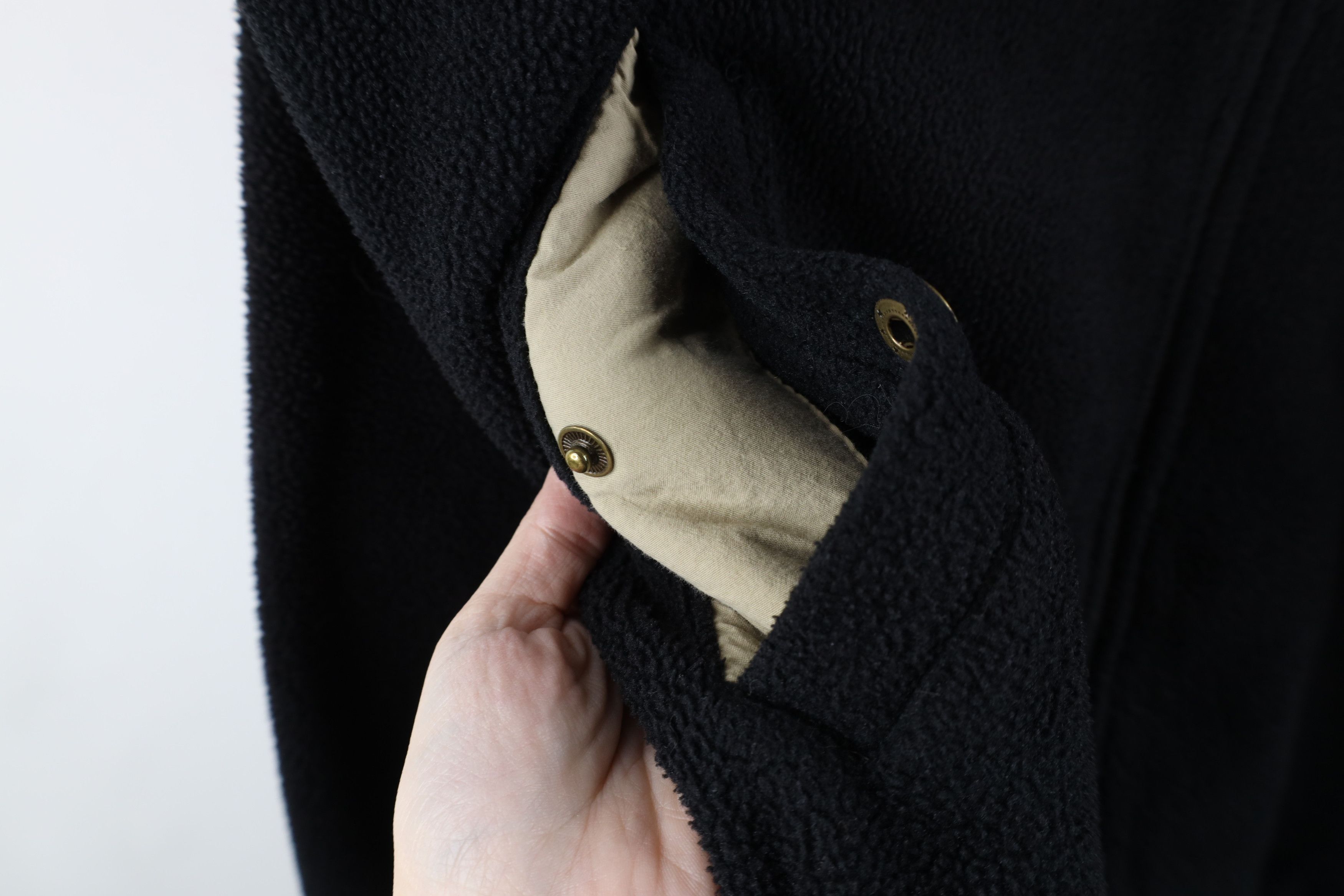 Ralph Lauren × Vintage Vintage 90s Ralph Lauren Polartec Fleece Bomber Jacket Black Size US S / EU 44-46 / 1 - 5 Thumbnail