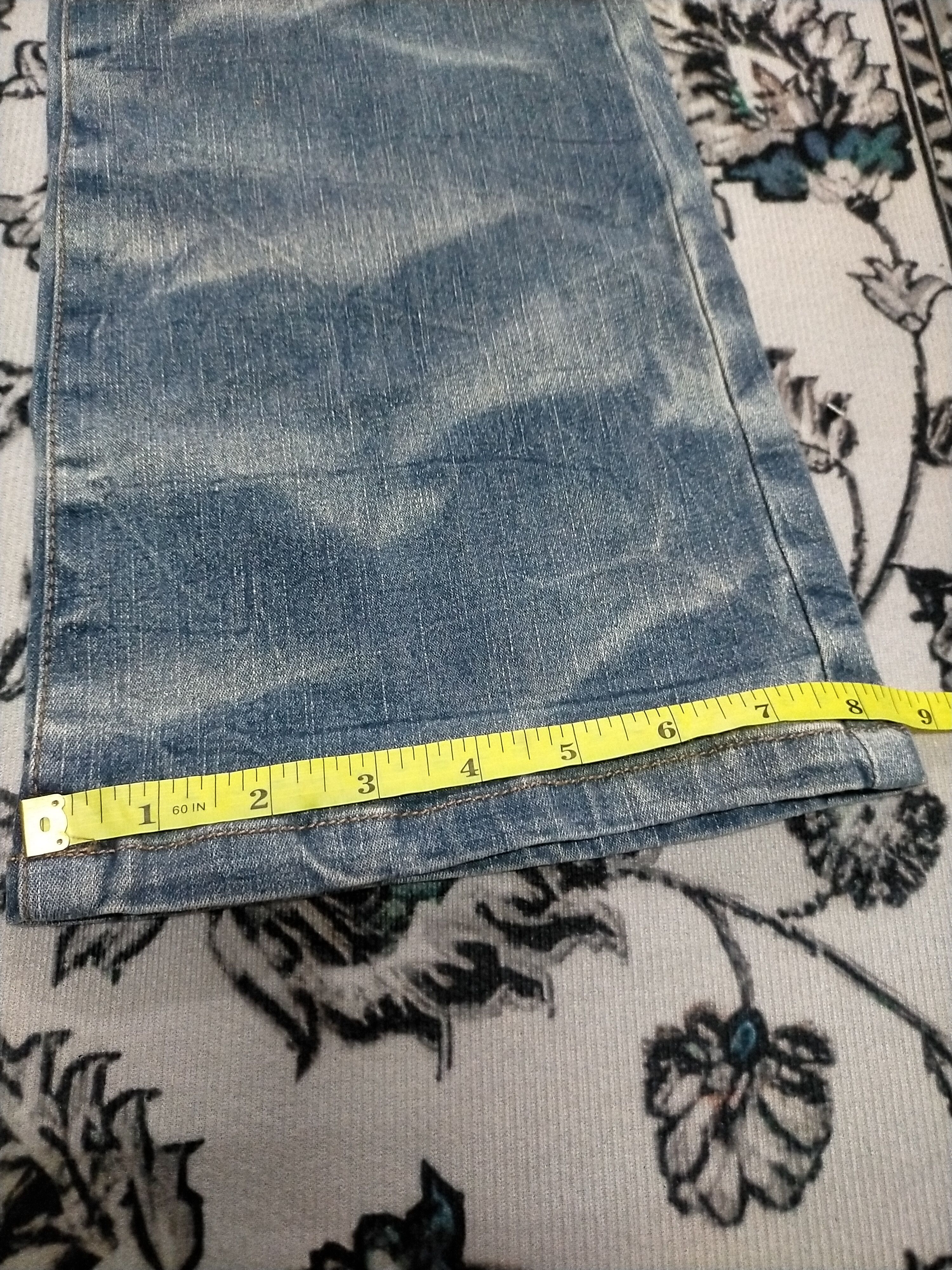 Hysteric Glamour 🔥 Flare 🔥 Japanese Brand Washed Crazy Jeans Size US 29 - 9 Thumbnail