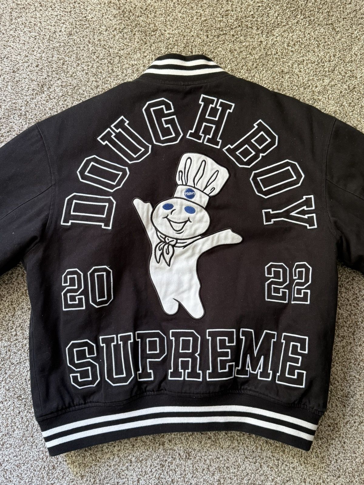 Mitchell & Ness × Supreme Supreme x Mitchell & Ness Doughboy Twill Varsity Jacket Size US S / EU 44-46 / 1 - 5 Thumbnail