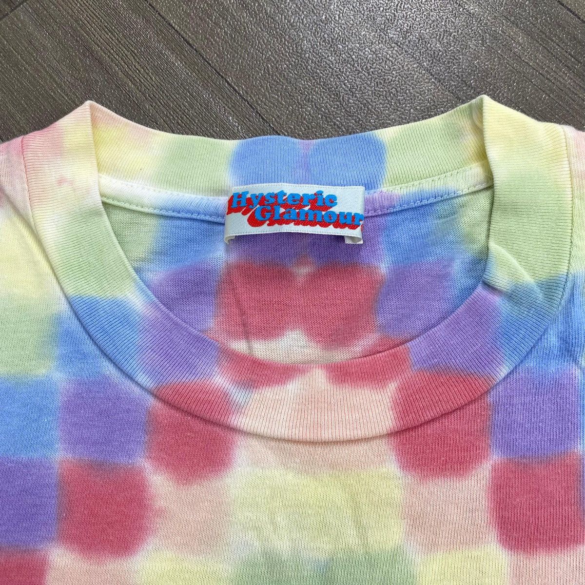 Hysteric Glamour 1990s Hyteric Glamour Certifired Emergency Logo Tie Dye Tee Size US S / EU 44-46 / 1 - 4 Thumbnail