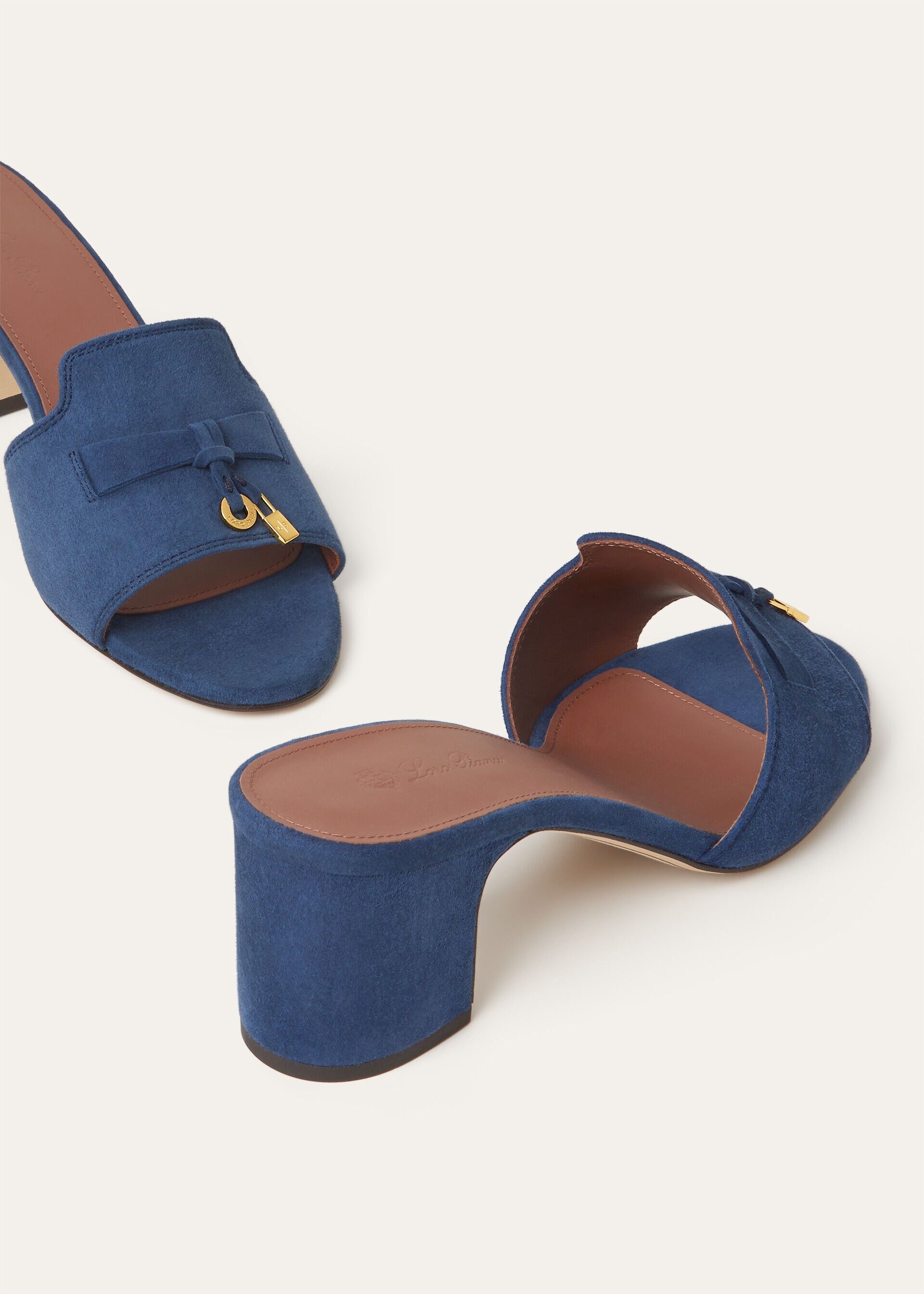 Loro Piana os11x0326 FAI5579 Summer Charms Sandals in Ocean Cavern Size US 9 / IT 39 - 6 Thumbnail