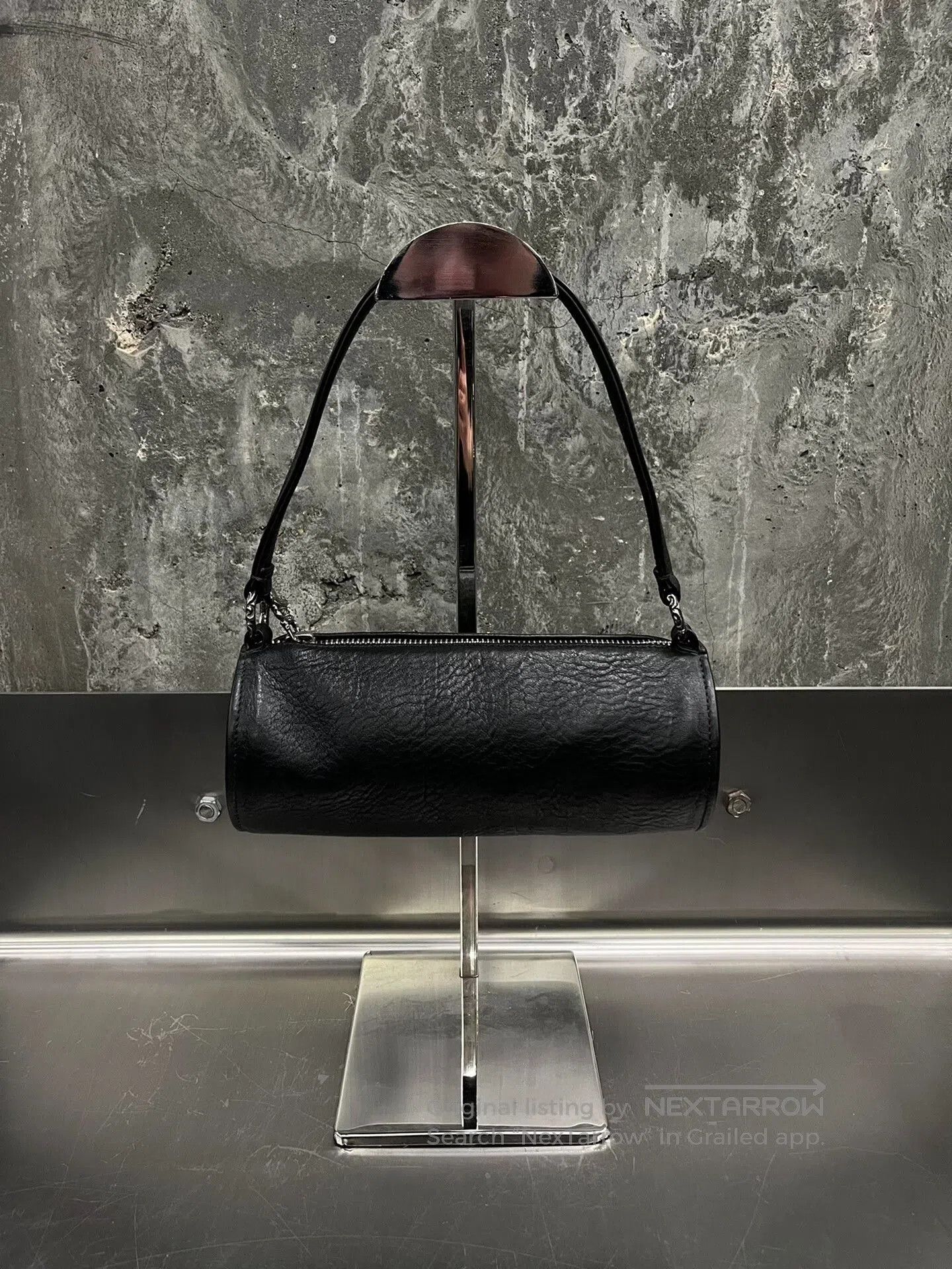 Chrome Hearts Chrome Hearts Black Cross Silver Scroll Shoulder Bag. Size ONE SIZE - 2 Thumbnail