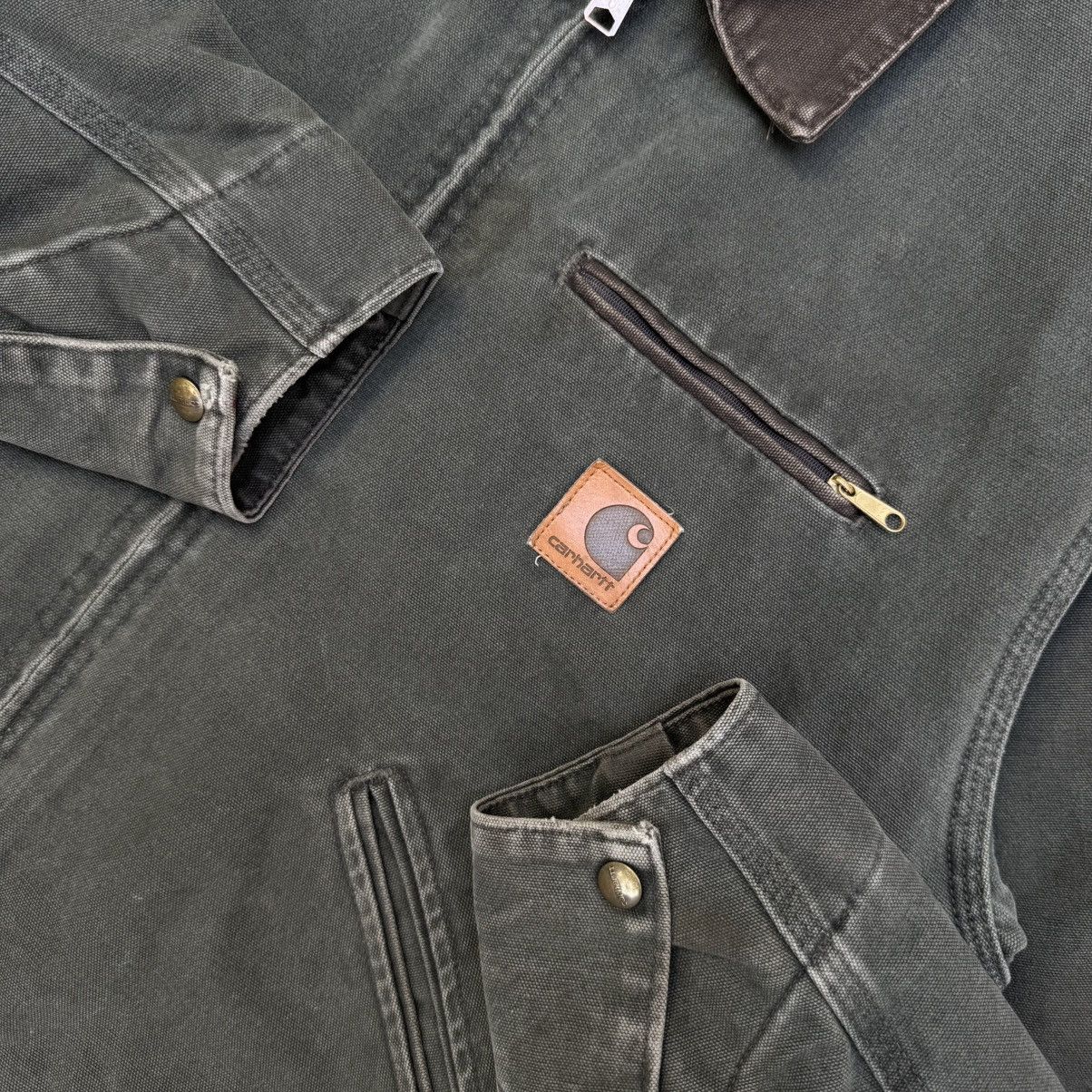 Carhartt 📦 SOLD 📦 CARHARTT DETROIT JACKET J97 MOS 00’s Big Logo Size US L / EU 52-54 / 3 - 7 Thumbnail