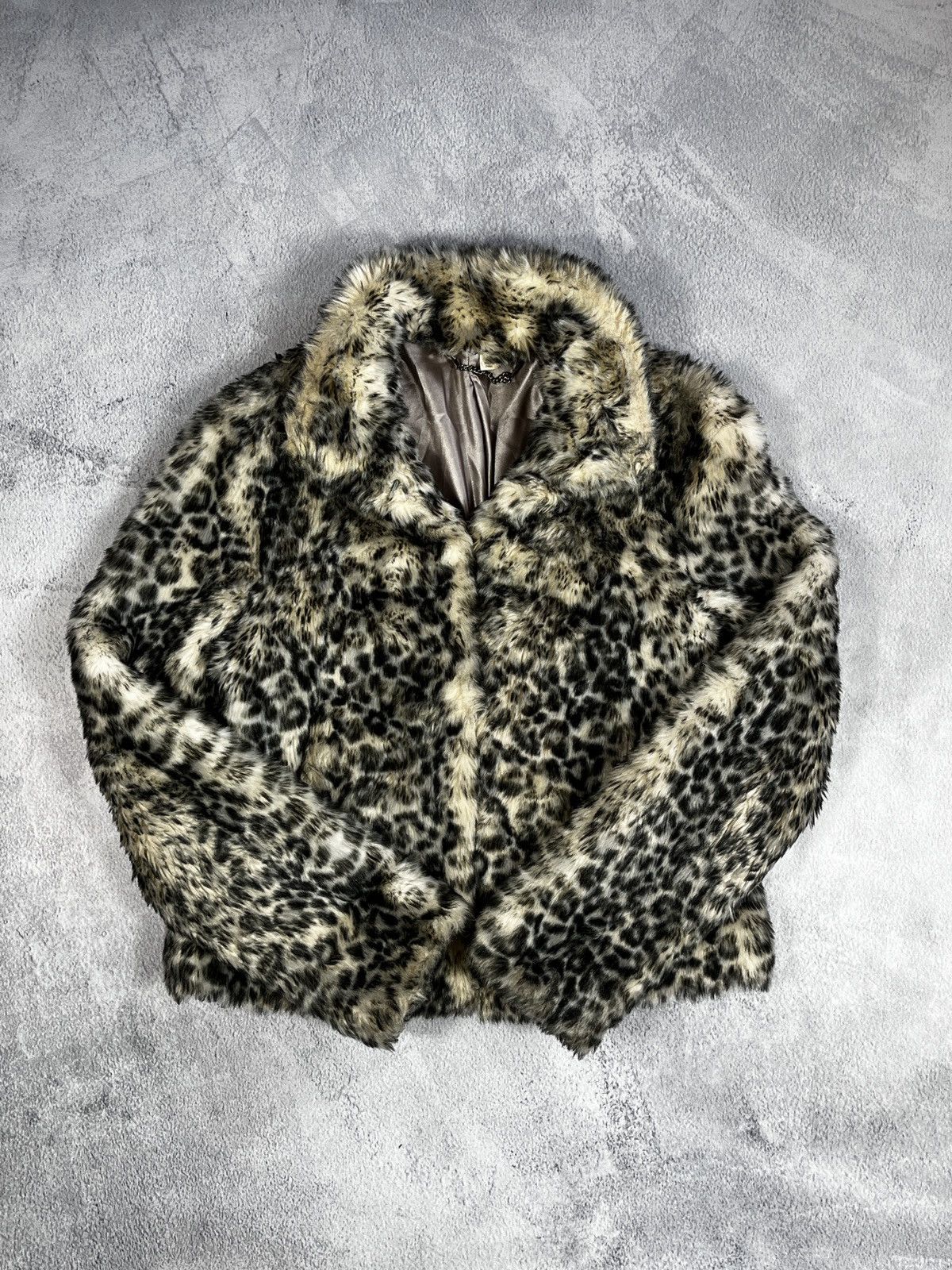 Japanese Brand × Vintage Vintage 90s Fur Faux cropped coat jacket AvantGarde japanese Size M / US 6-8 / IT 42-44 - 1 Thumbnail