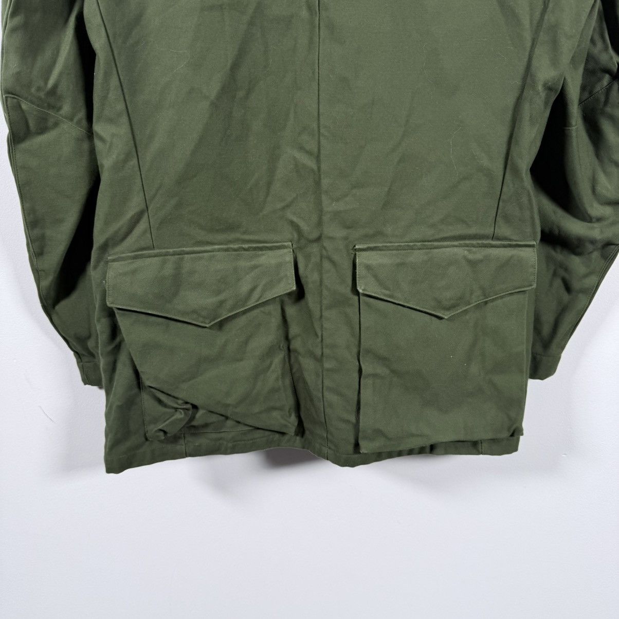 Vintage Vintage 70s Army Swedish C50 Millitary Cargo Coat Jacket Size US L / EU 52-54 / 3 - 8 Thumbnail