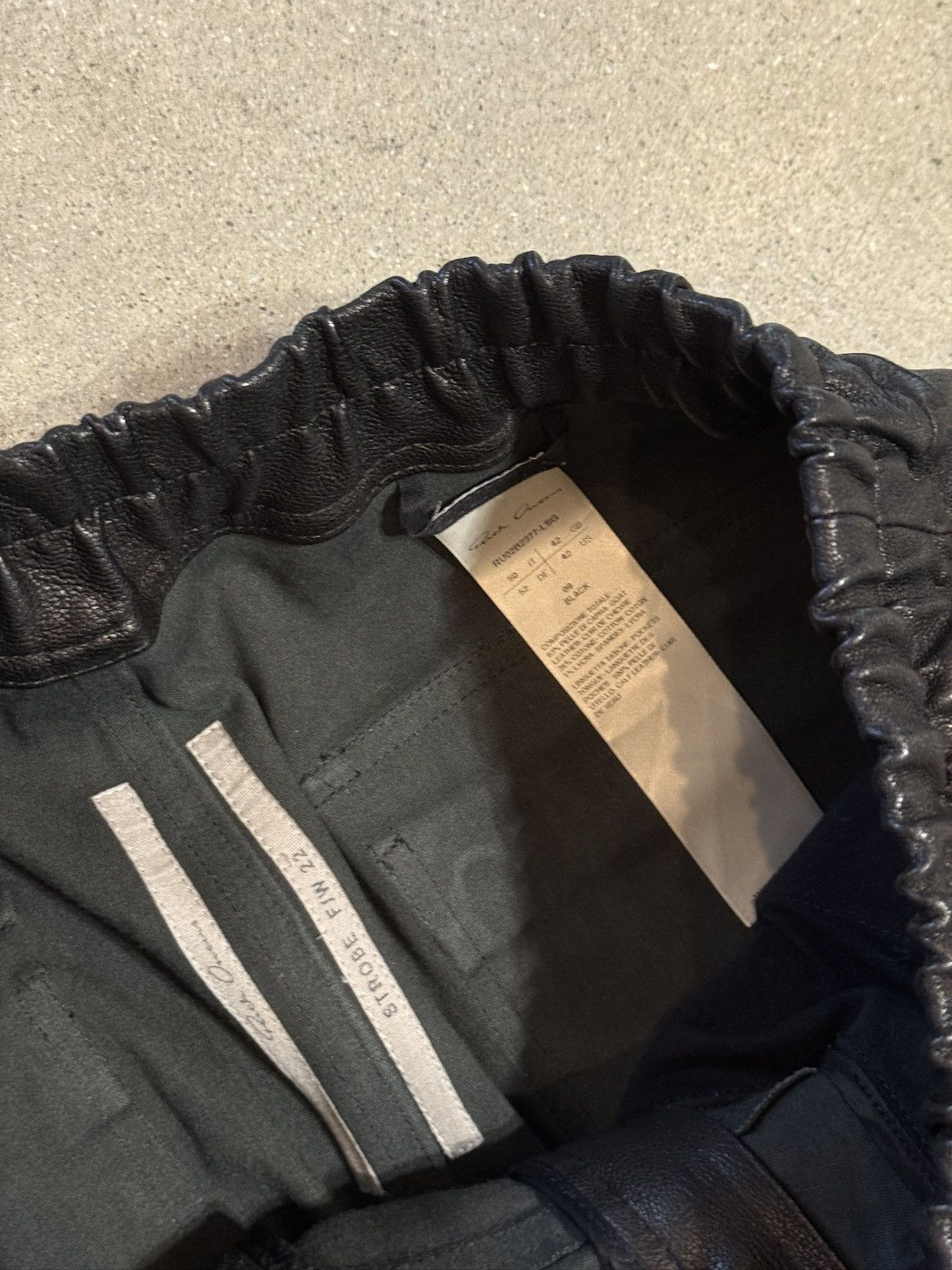 Rick Owens Rick Owens Leather Bauhaus Pants Size US 34 / EU 50 - 8 Thumbnail