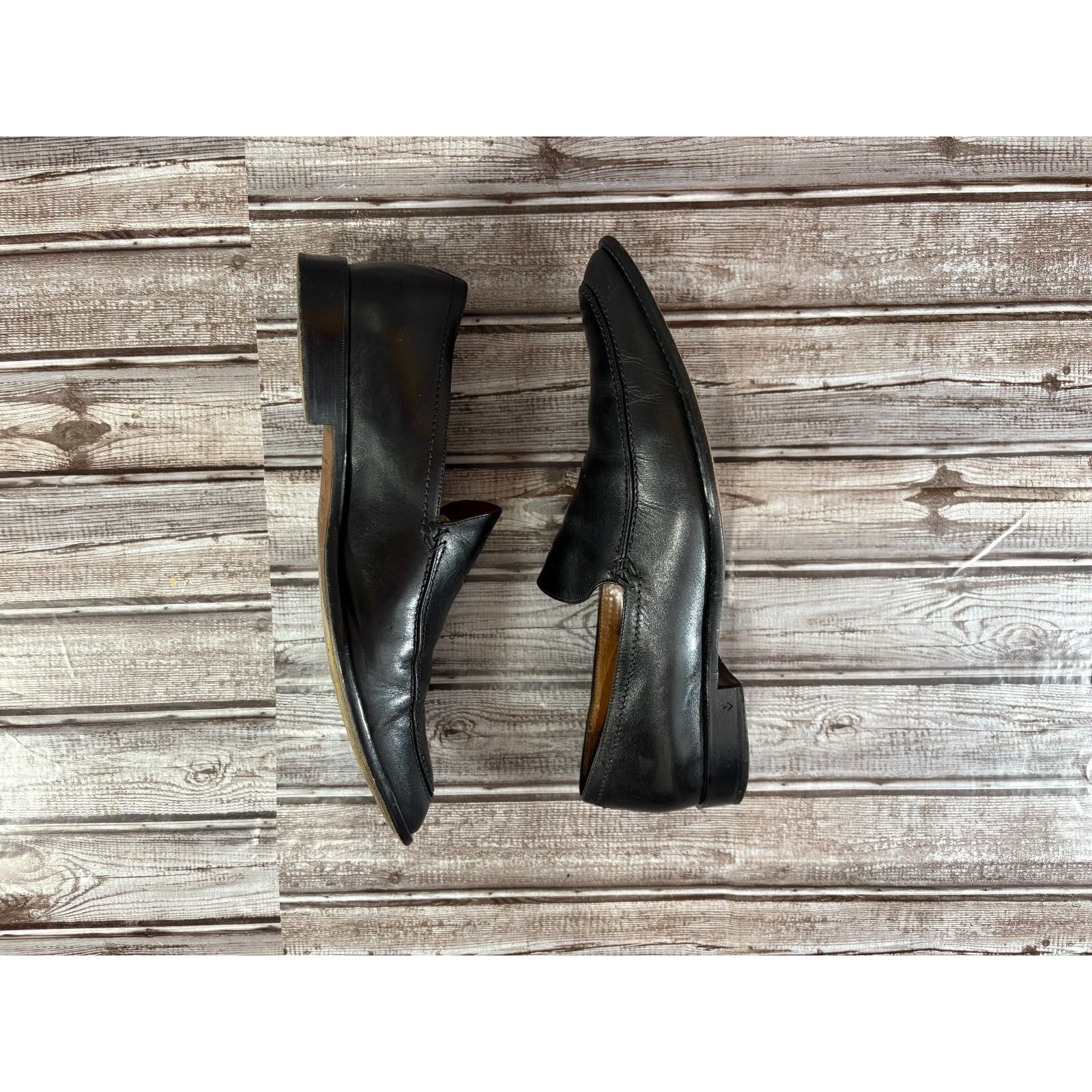 John Varvatos John Varvatos Collection Venetian Leather Loafers sz 9.5 c: Size US 9.5 / EU 42-43 - 6 Thumbnail