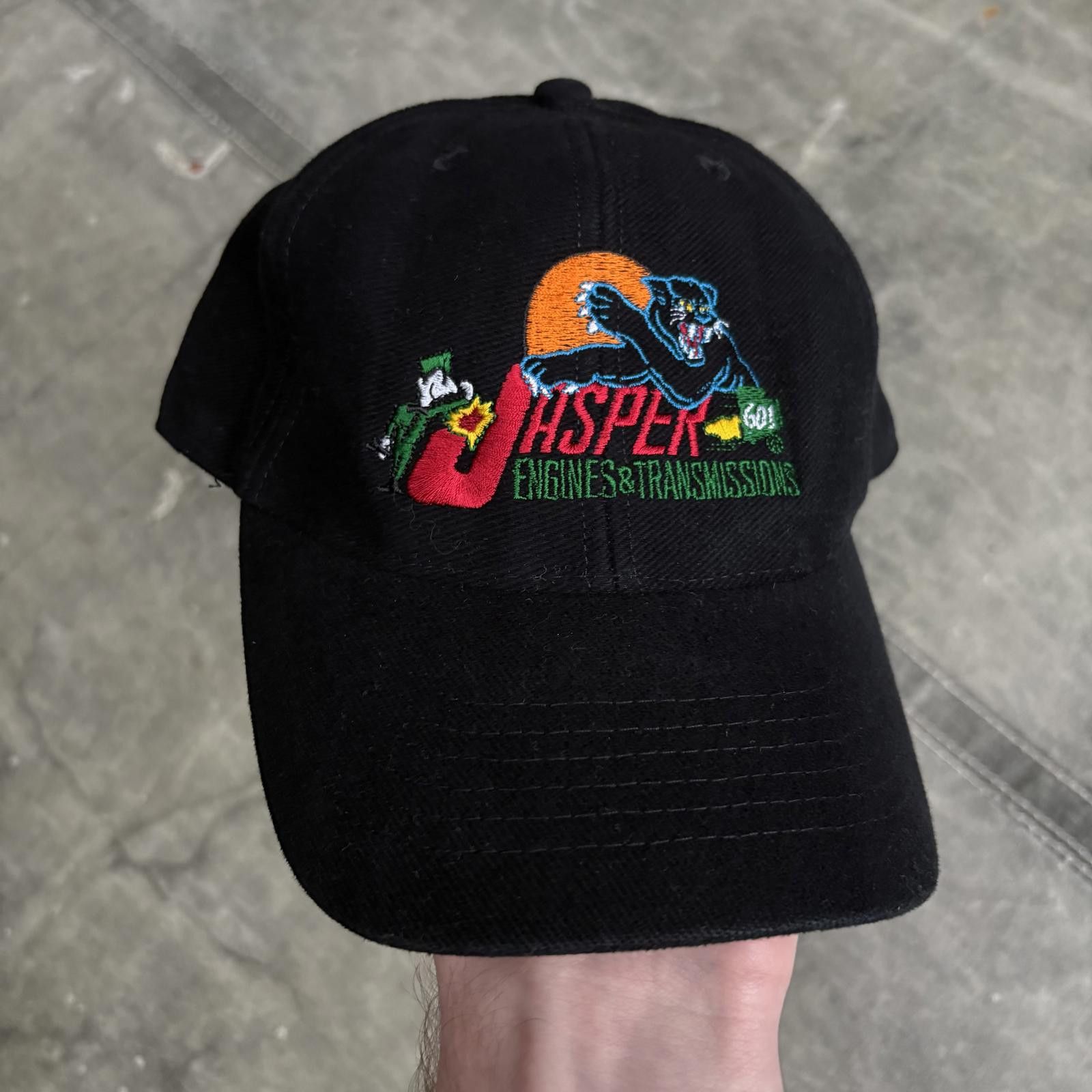 NASCAR Vintage Jasper Engines & Transmissions NASCAR Panther Hat Size ONE SIZE - 1 Thumbnail