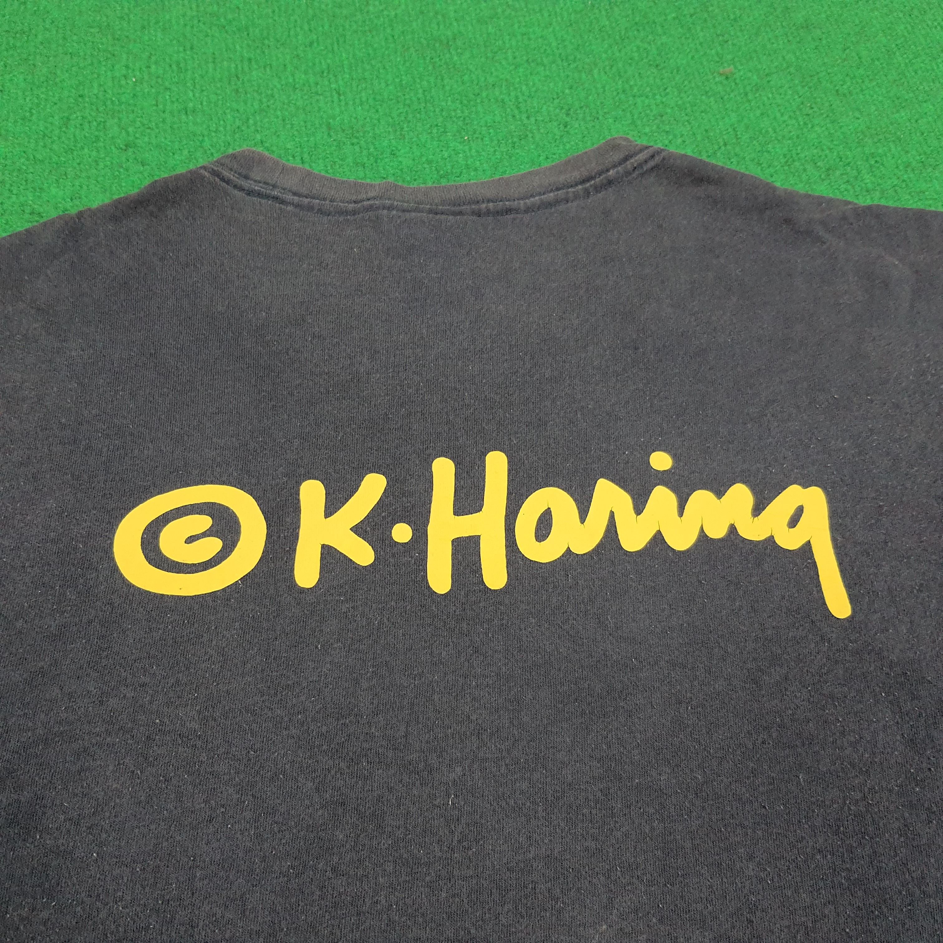 Keith Haring × Vintage Vintage Keith Haring Woild Oats Art Streetwear Tshirt Size US L / EU 52-54 / 3 - 4 Thumbnail