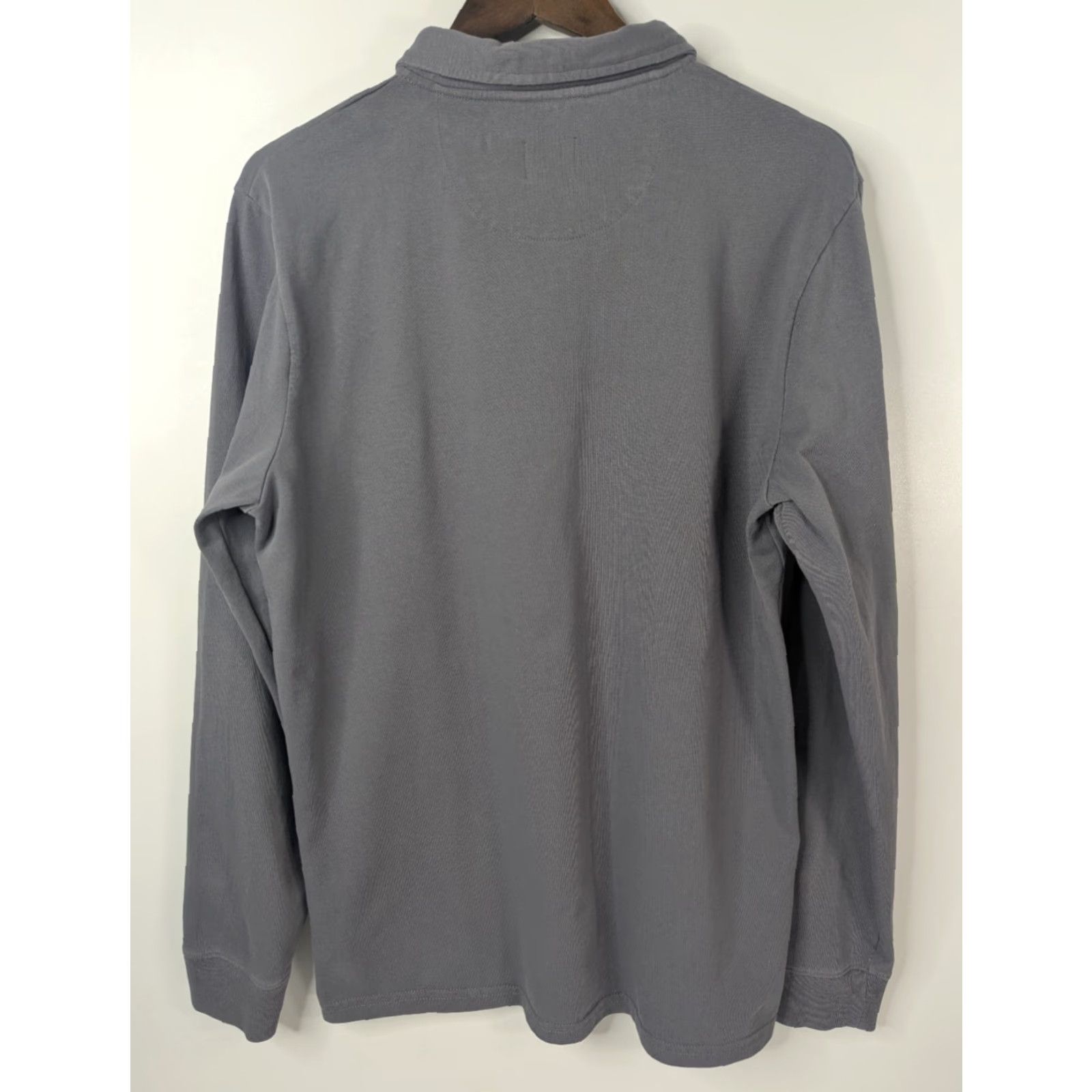 Flint And Tinder Flint and Tinder Polo Shirt Long Sleeve Gray Cotton Size L Mens Regular Collared Spreadful Polo Shirt Gray Lightweight Heavyweight Fall Winter Size US L / EU 52-54 / 3 - 3 Thumbnail