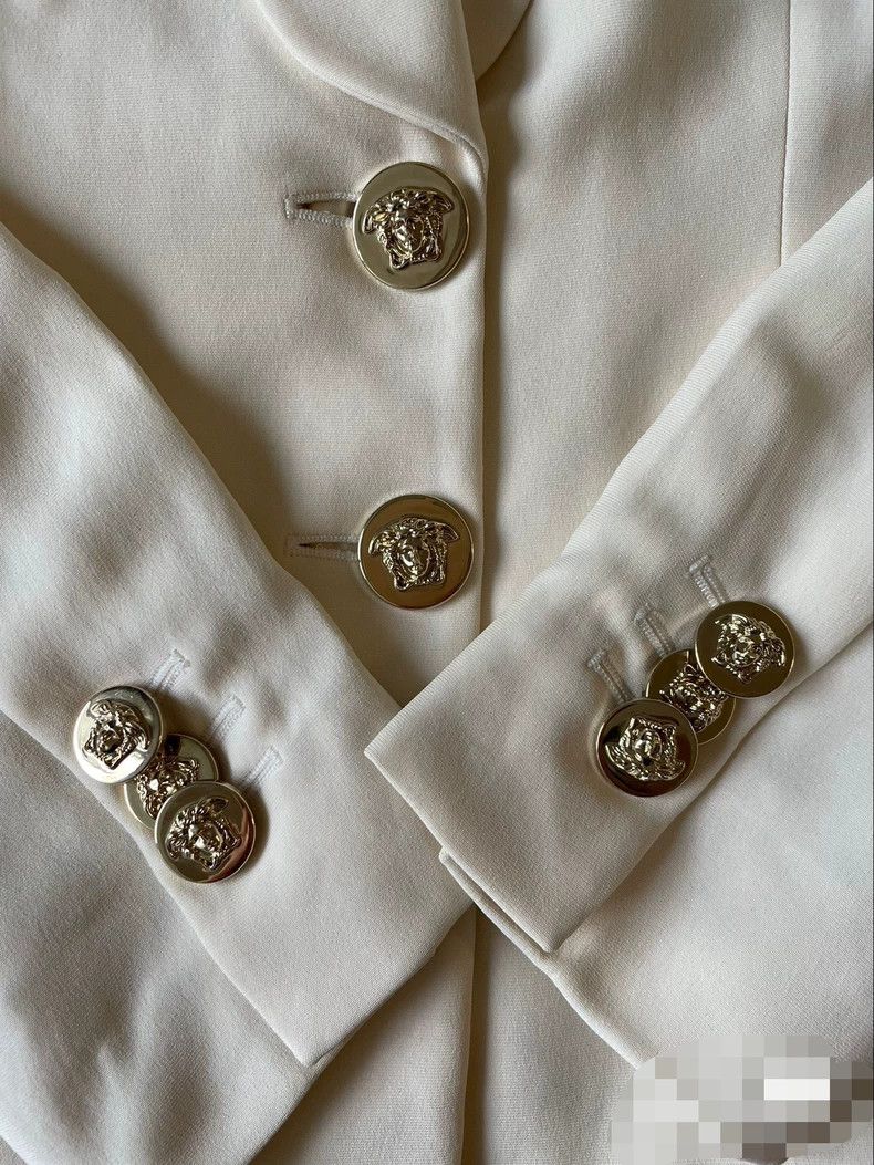 Versace Versace Mulberry silk genuine suit Size S / US 4 / IT 40 - 3 Thumbnail