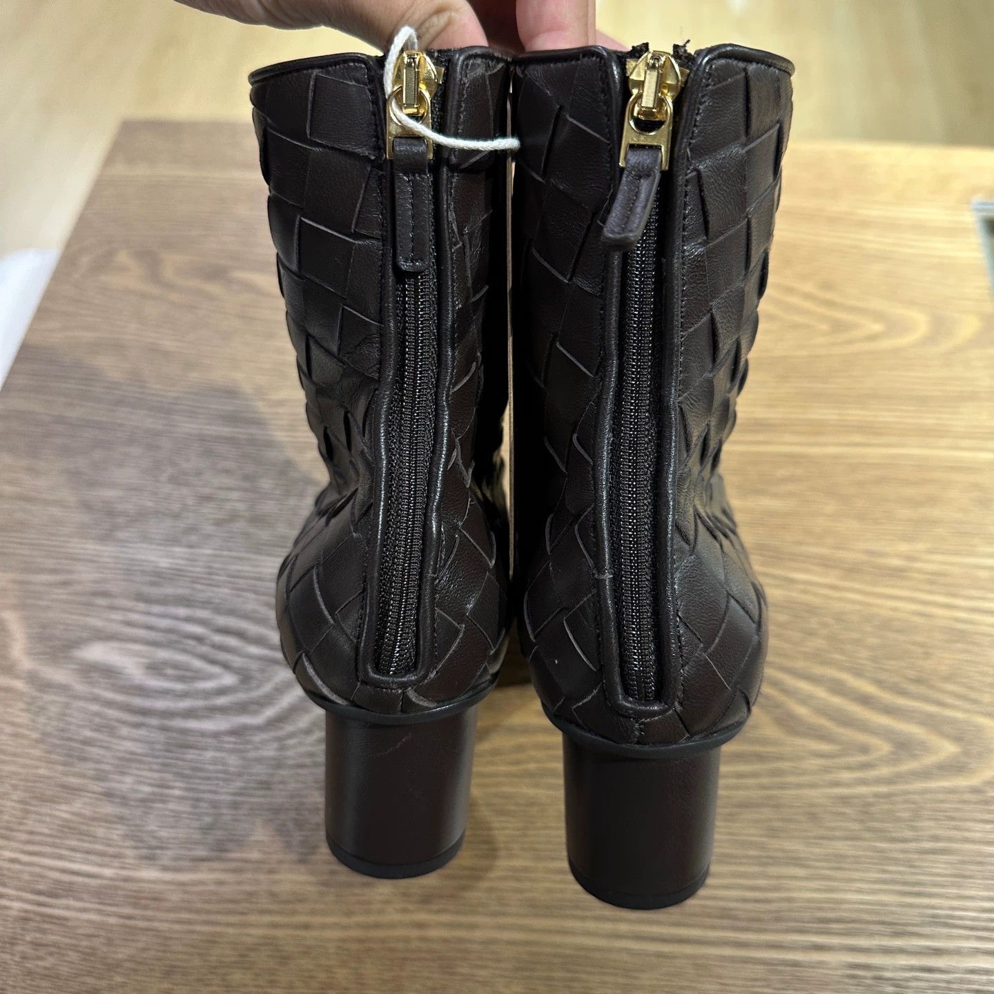 Bottega Veneta Bottega Veneta may421 Atomic sheepskin zip heeled short boots 38 Size US 7.5 / IT 37.5 - 5 Thumbnail
