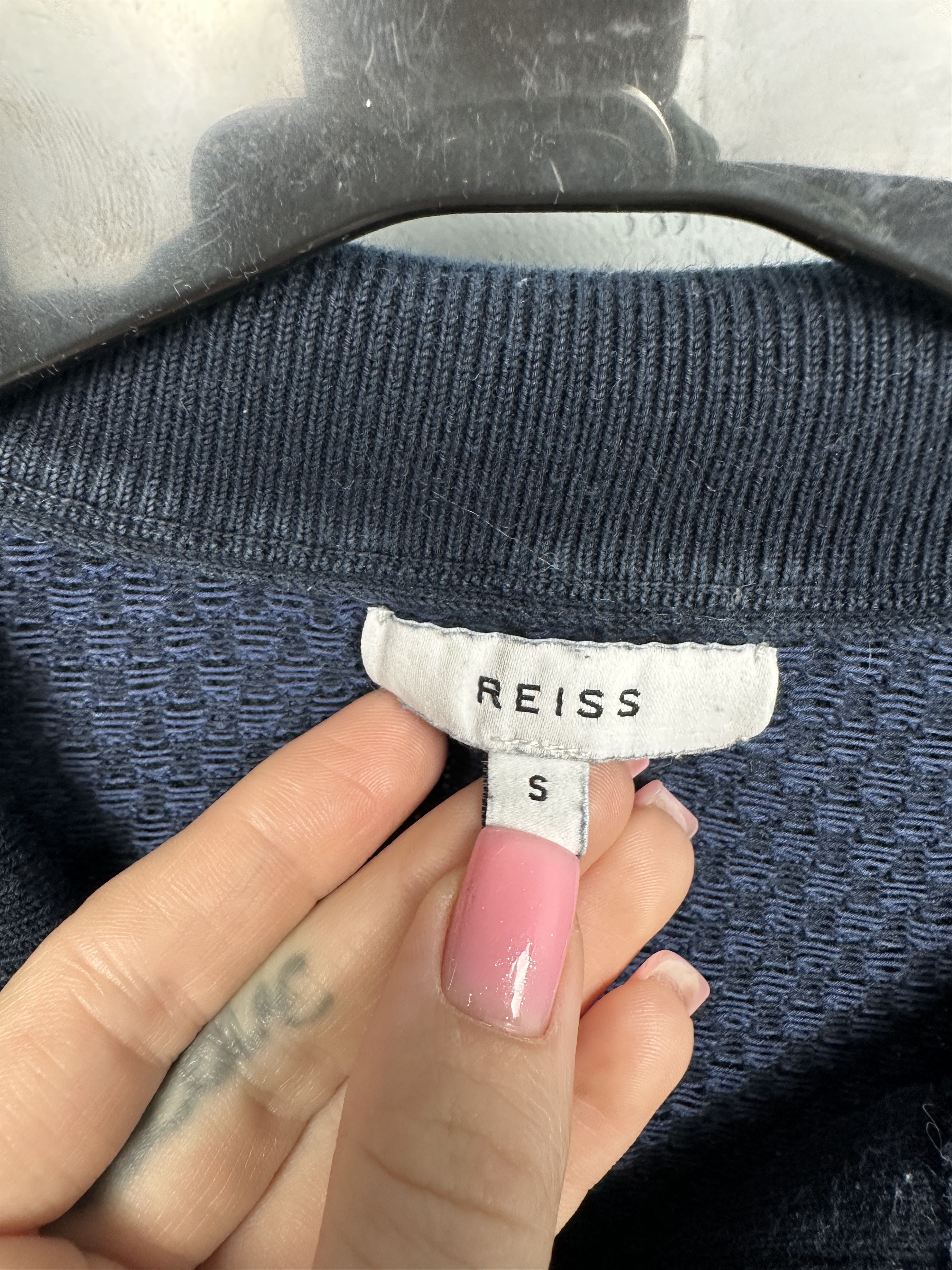 Reiss Reiss Mens Quarter 1\4 Zip Sweater Size US S / EU 44-46 / 1 - 3 Thumbnail