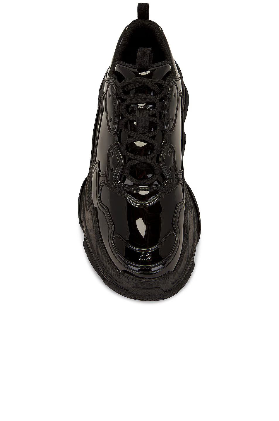 Balenciaga o1mt1gz0924 Triple S Sneakers in Black Size US 12 / EU 45 - 4 Thumbnail