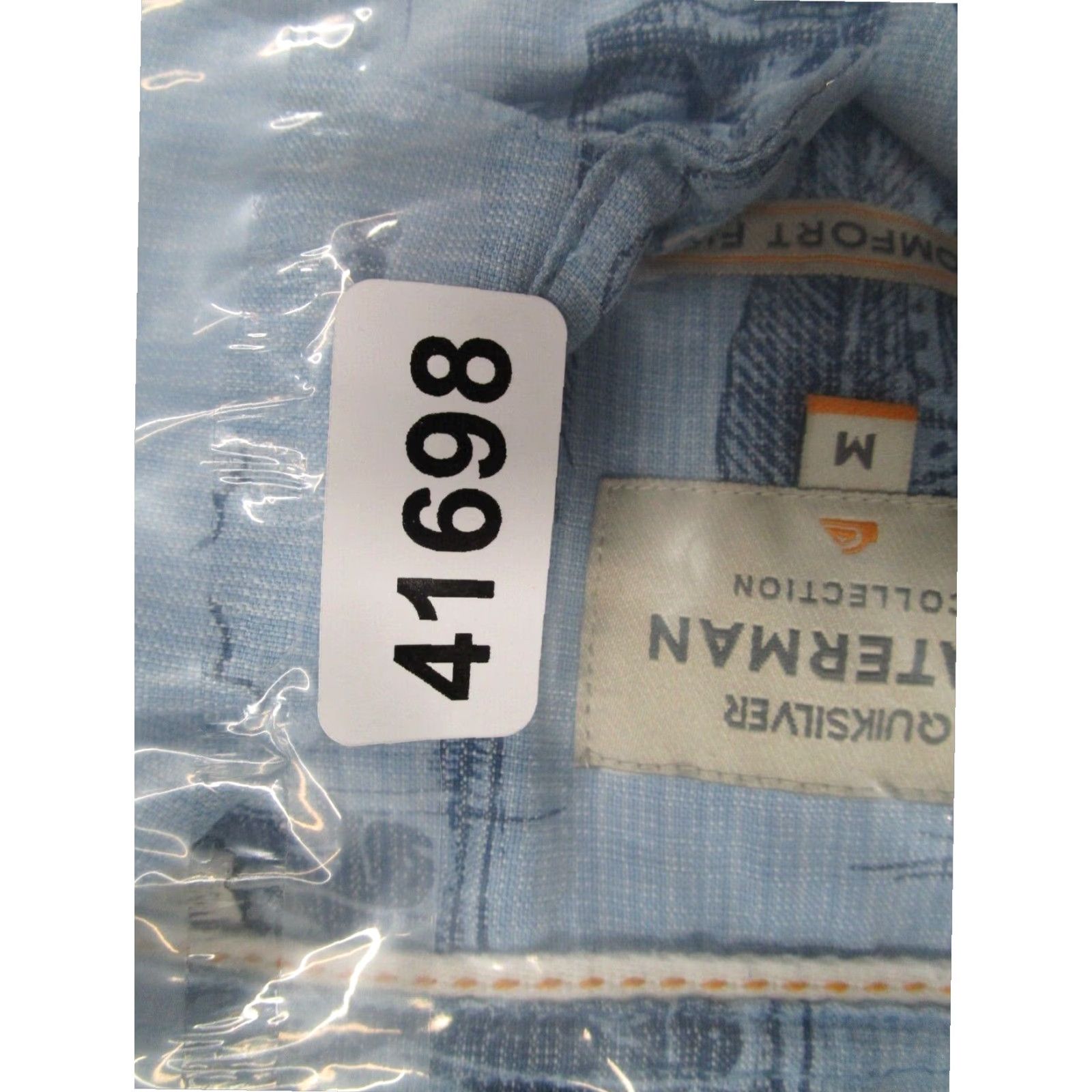 Quiksilver Quiksilver Waterman Mens Blue Short Sleeve Hawaiian Button Up Shirt Medium Size US M / EU 48-50 / 2 - 7 Thumbnail