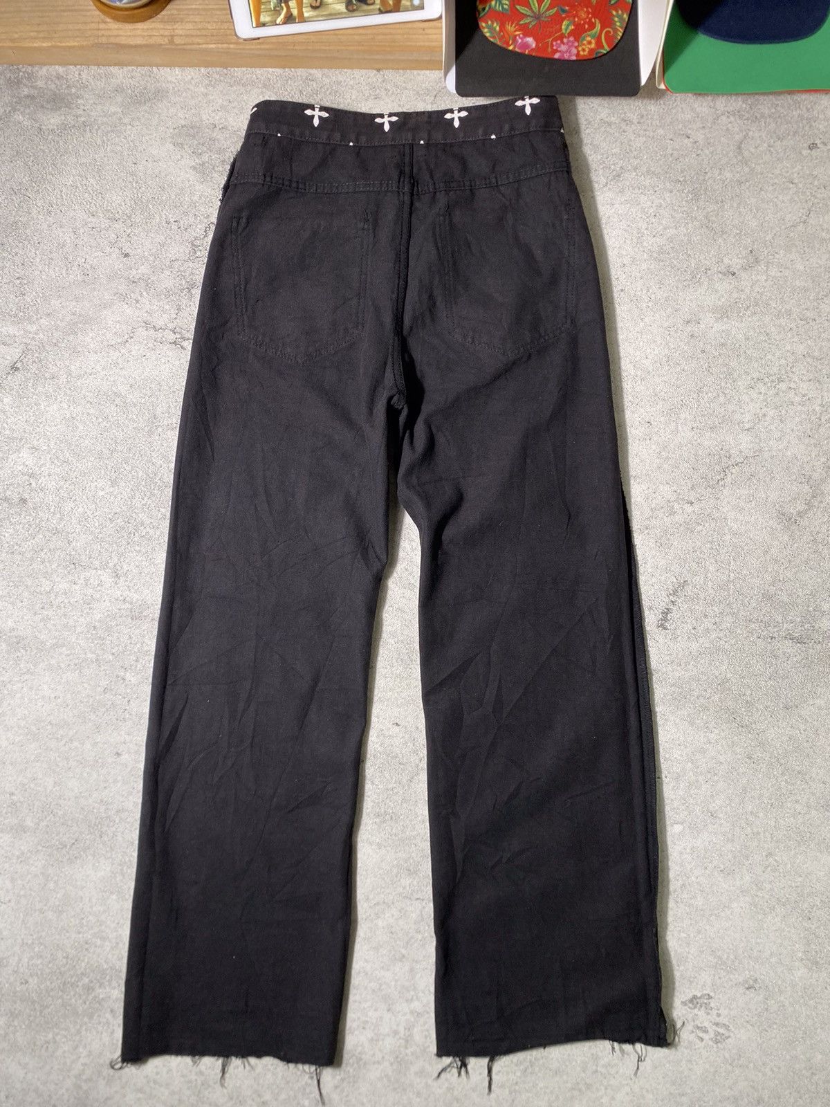 Levi's × Vintage Vtg Baggy Jeans Full Cross Motif Size US 32 / EU 48 - 15 Thumbnail