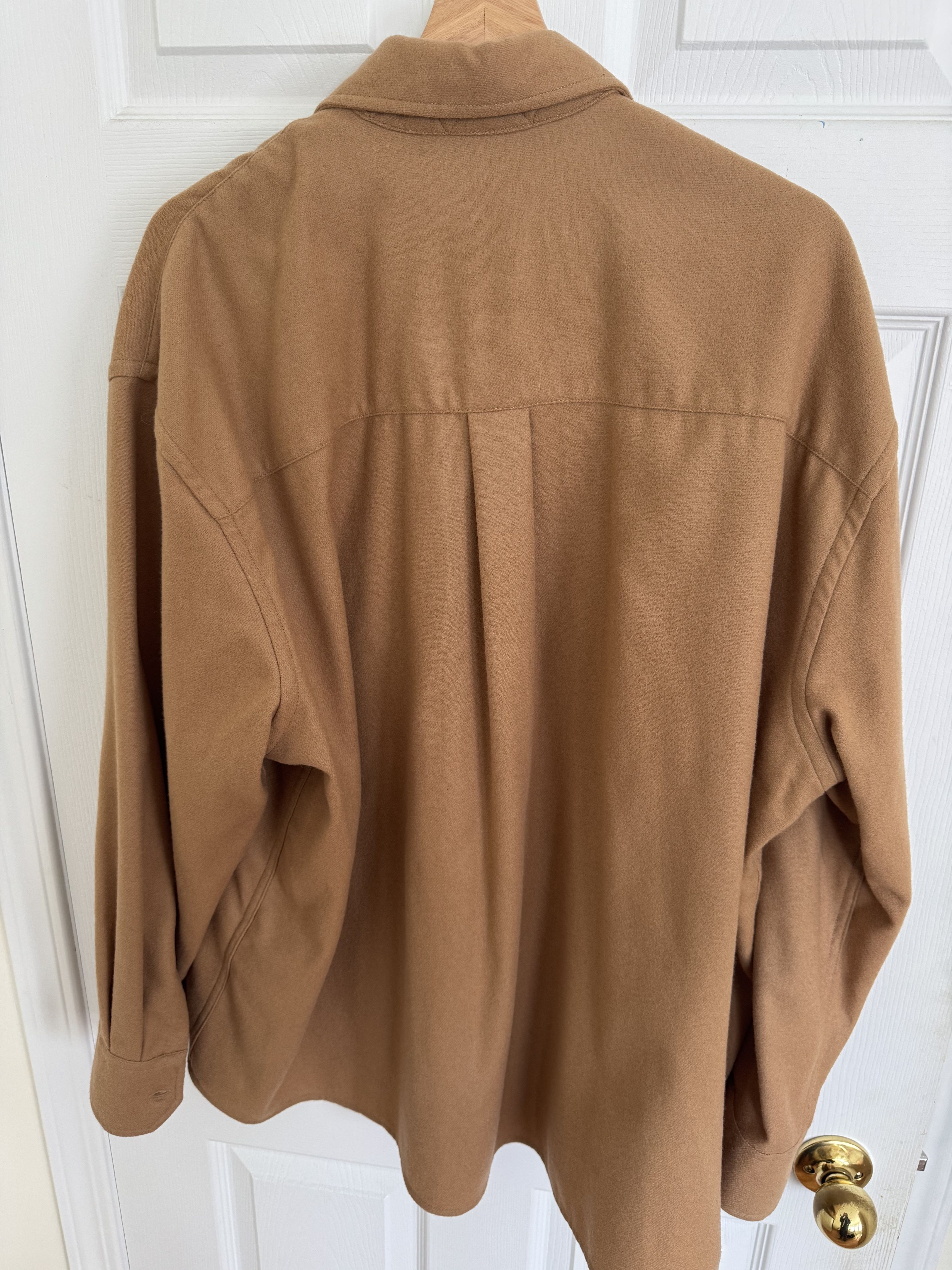 Our Legacy Our Legacy Borrowed Shirt Camel Wool Size US S / EU 44-46 / 1 - 2 Thumbnail