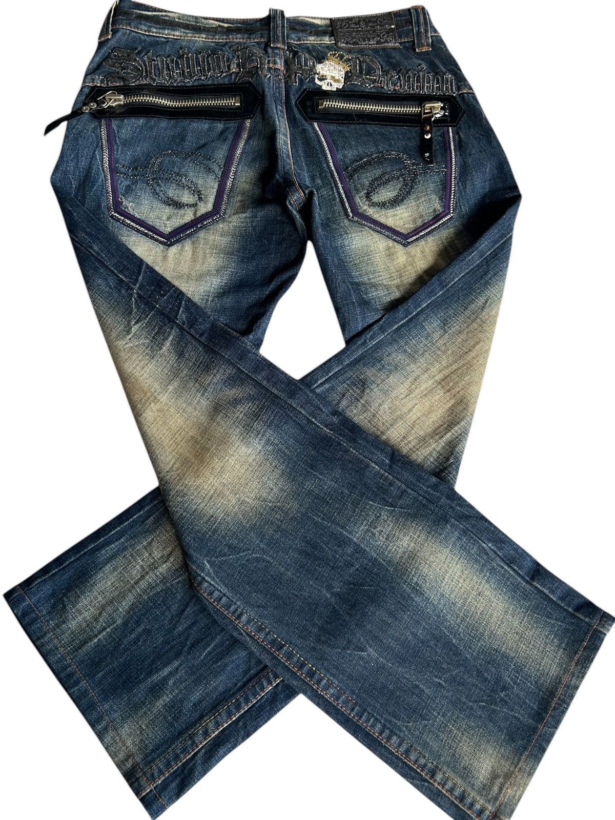 Japanese Brand × Kapital × Vintage Rusty Skull Japanese Brand Studio R.P Denim Jeans Size US 32 / EU 48 - 2 Thumbnail