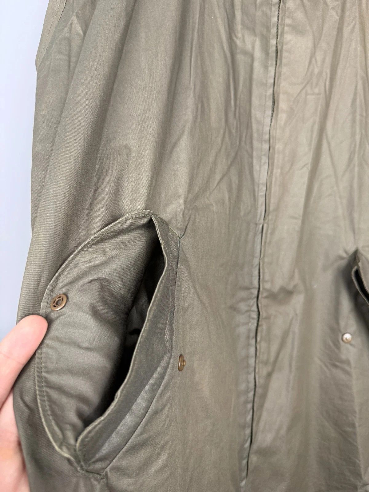 6876 Vintage 6876 Six Eight Seven Six Waxed Jacket Workwear Coat Size US L / EU 52-54 / 3 - 5 Thumbnail