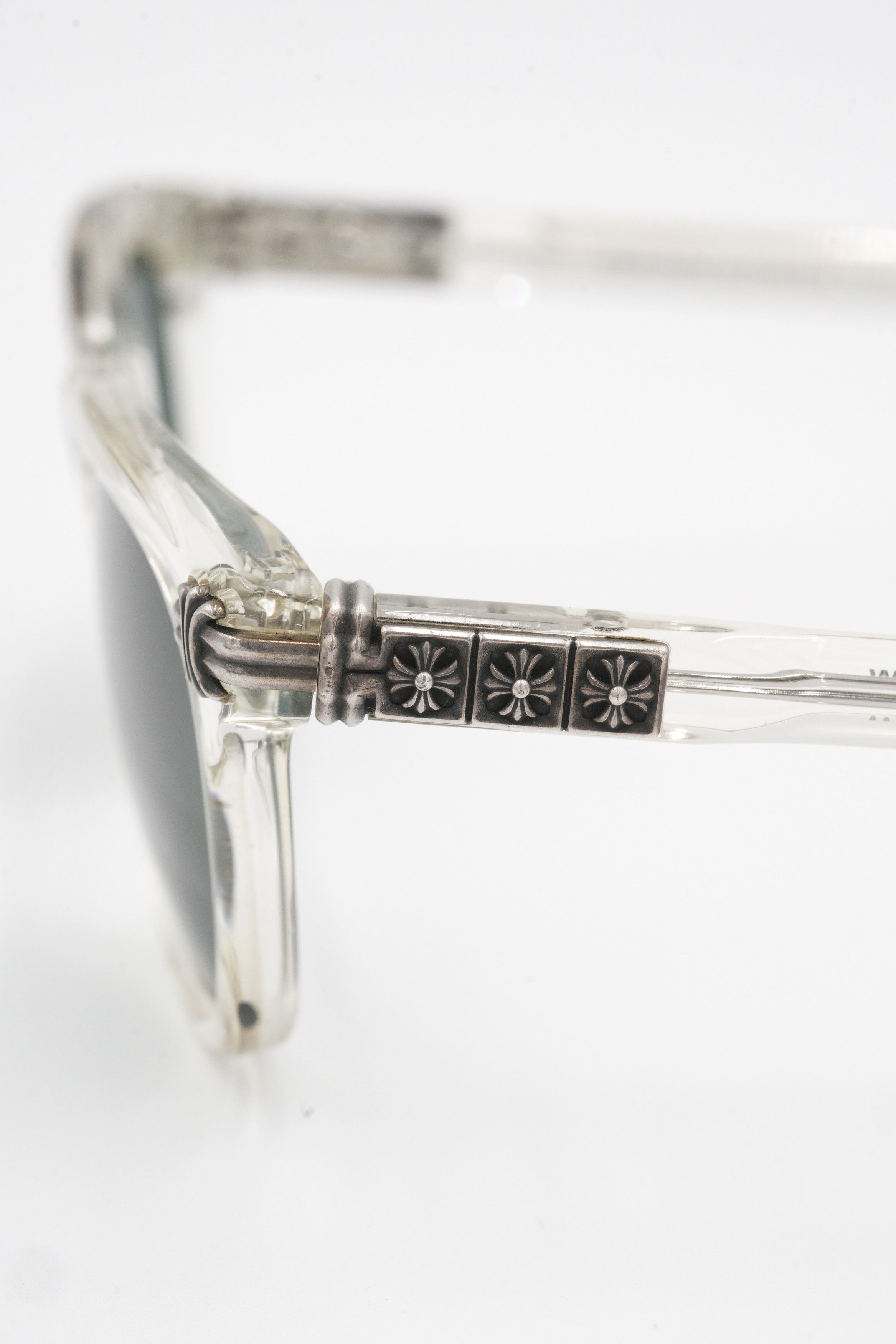 Chrome Hearts Chrome Hearts Smoke Show Sunglasses Crystal Dark Green Size ONE SIZE - 6 Thumbnail