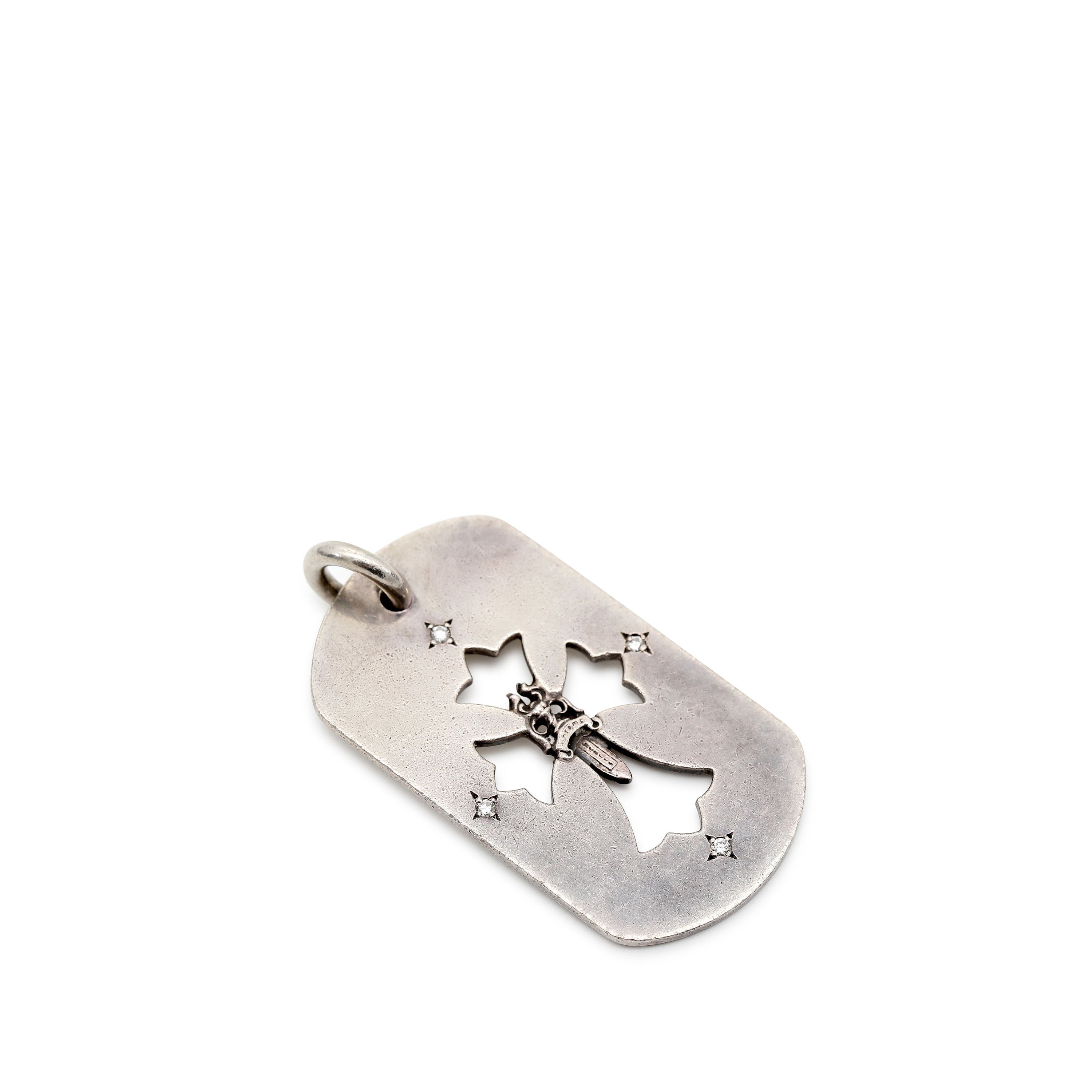 Chrome Hearts Diamond Dog Tag Size ONE SIZE - 2 Thumbnail