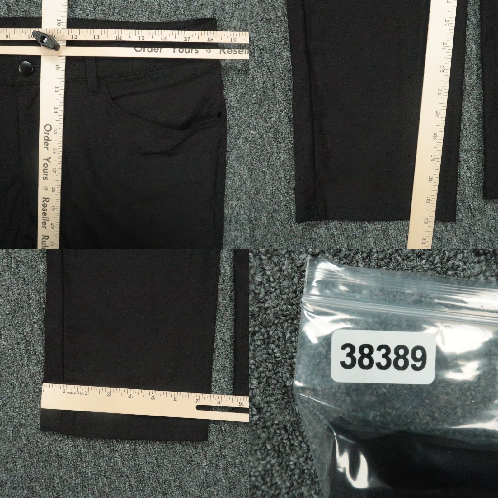 Lululemon Lululemon Pants Mens Black 36x32 ABC Classic Fit 5 Pocket Trouser Chino Slim Straight 36 Black Mens Pants Regular 5-Pocket Chino Classic Fit Size US 36 / EU 52 - 8 Thumbnail