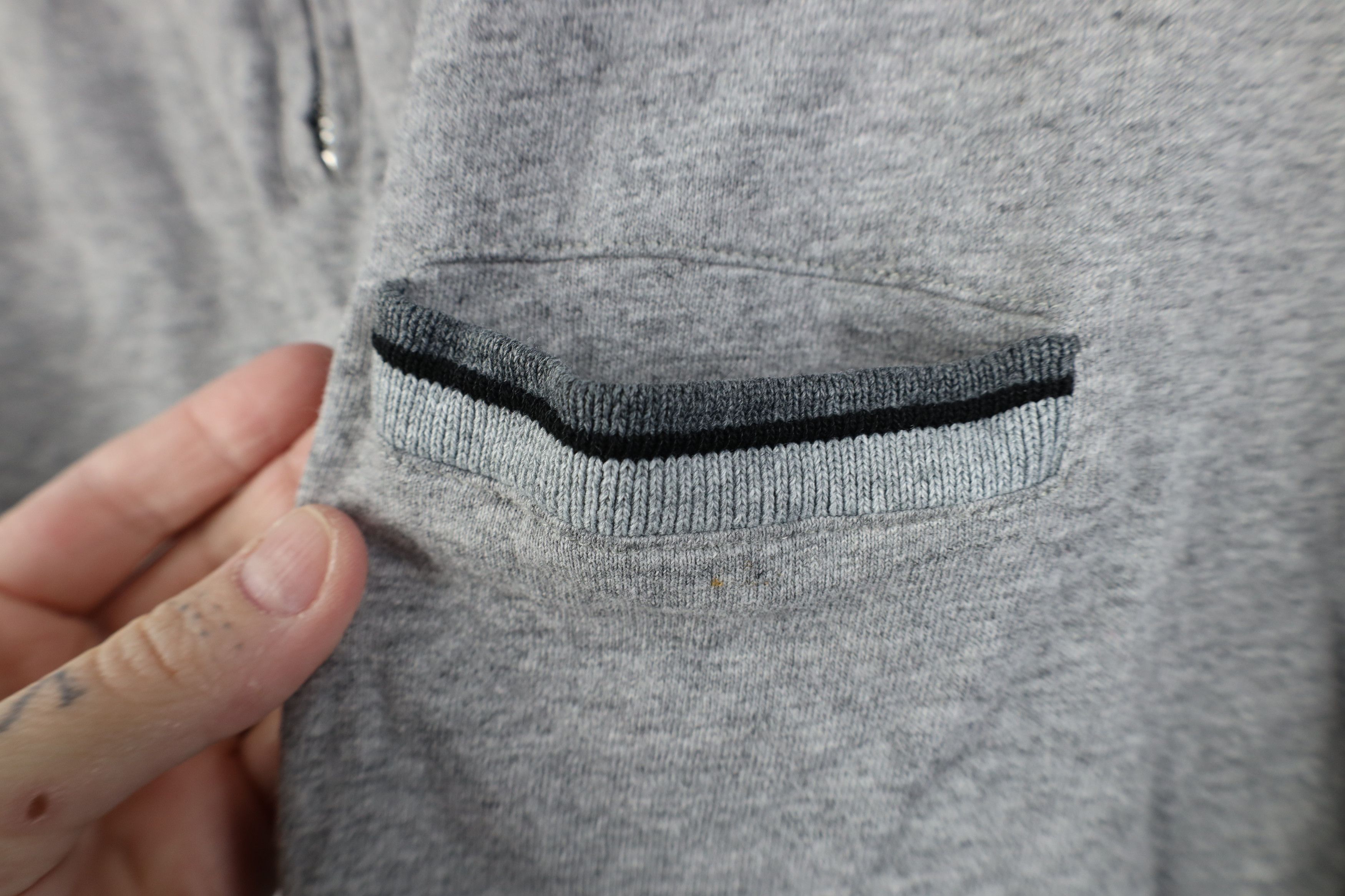 No Fear Vintage 90s No Fear 1/4 Half Zip Collared Polo Shirt Gray Size US M / EU 48-50 / 2 - 5 Thumbnail