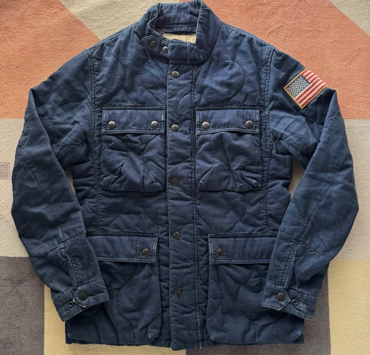 Denim & Supply Ralph Lauren Denim Supply Ralph Lauren Four-Pocket Moto Cotton Jacket K22 Size US S / EU 44-46 / 1 - 1 Thumbnail