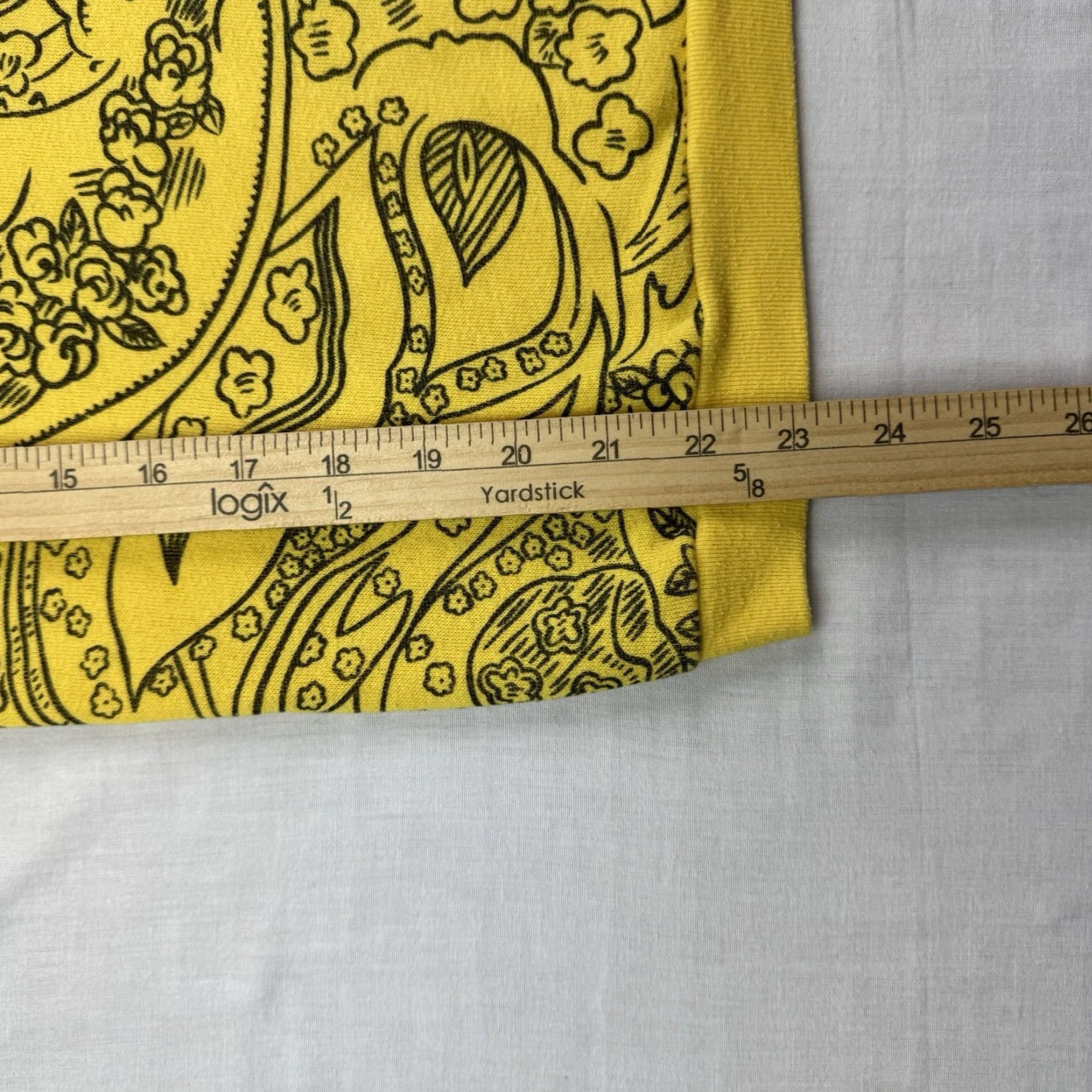 Vintage VINTAGE Variations Sweatshirt Women’s Small Yellow Paisley All-Over Print 1980s Crewneck Pullover Size S / US 4 / IT 40 - 6 Thumbnail