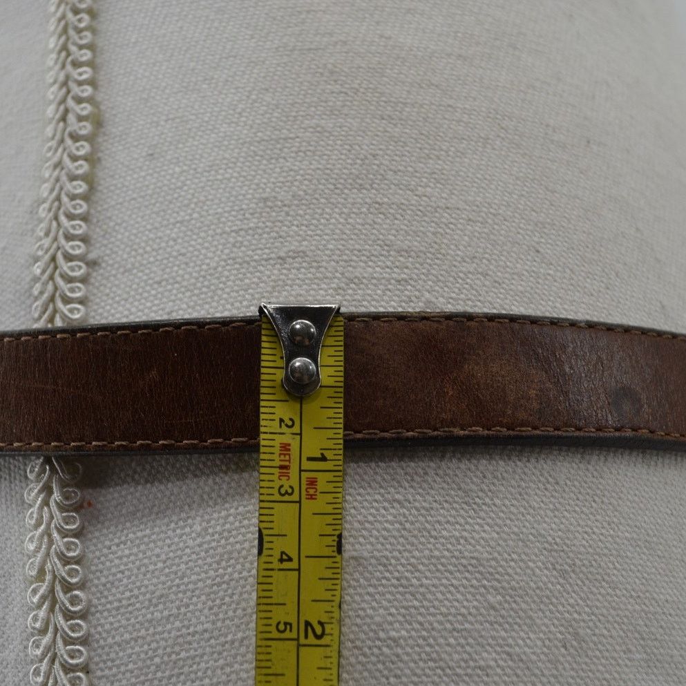 Brighton Brighton Womens Sz Large Brown Leather Belt Heart Western Size ONE SIZE - 9 Thumbnail
