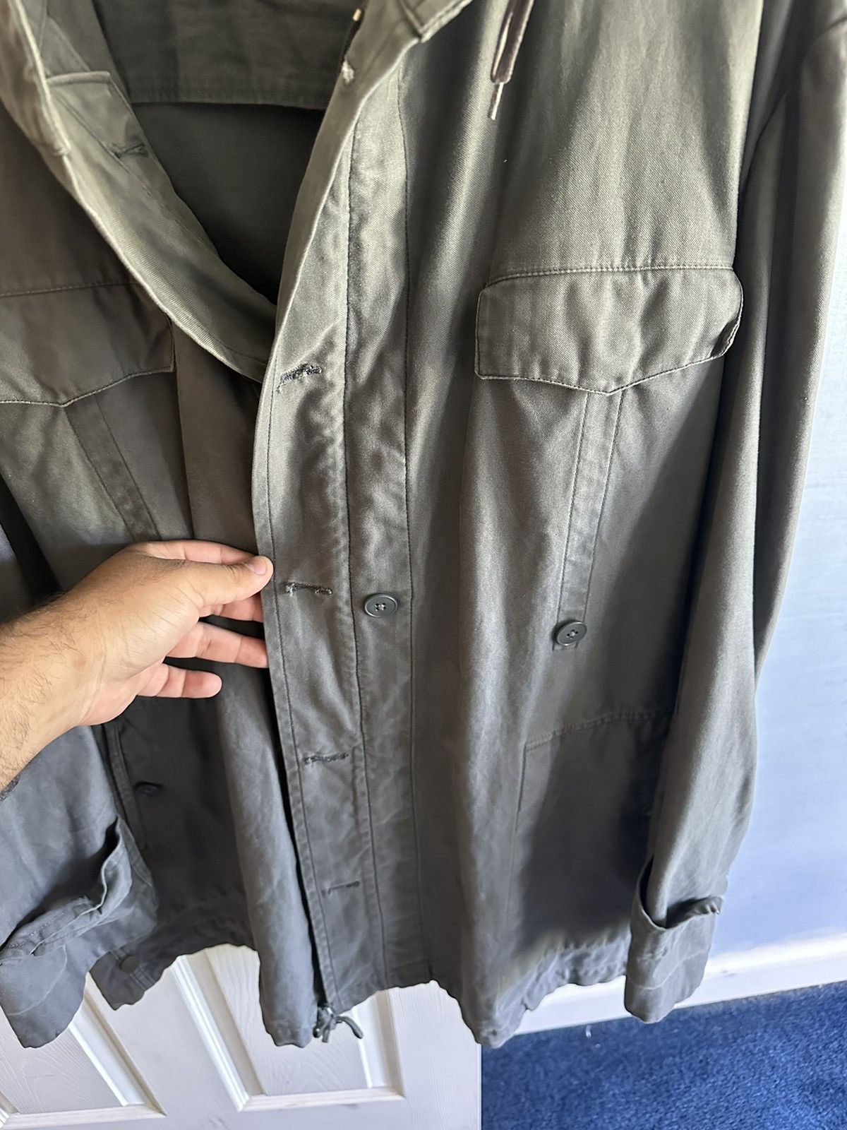 Vintage 80s Military Blank Parka Size US XL / EU 56 / 4 - 5 Thumbnail