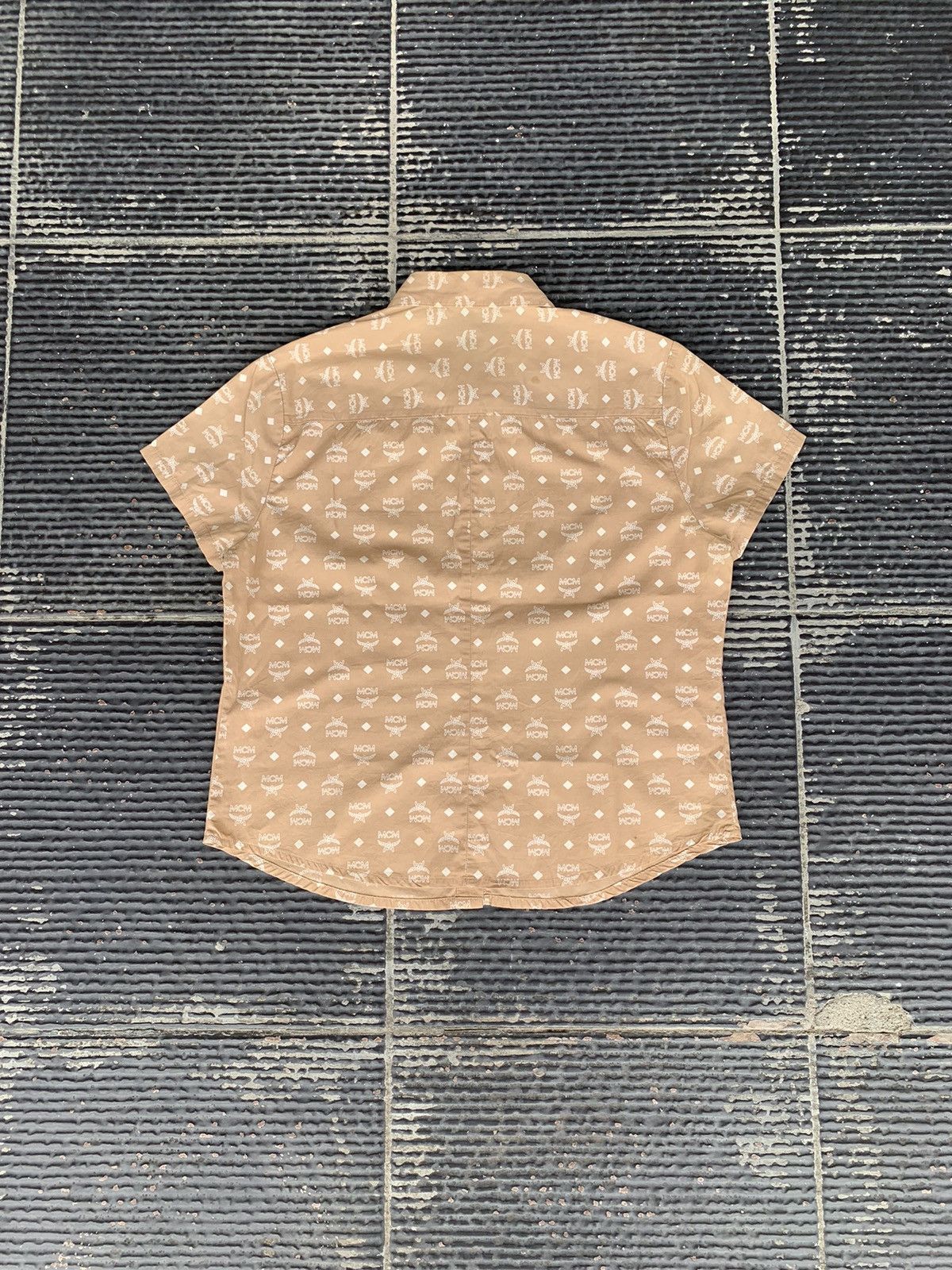 MCM ✅ Vintage MCM Legere Monogram Shirt Size M / US 6-8 / IT 42-44 - 6 Thumbnail