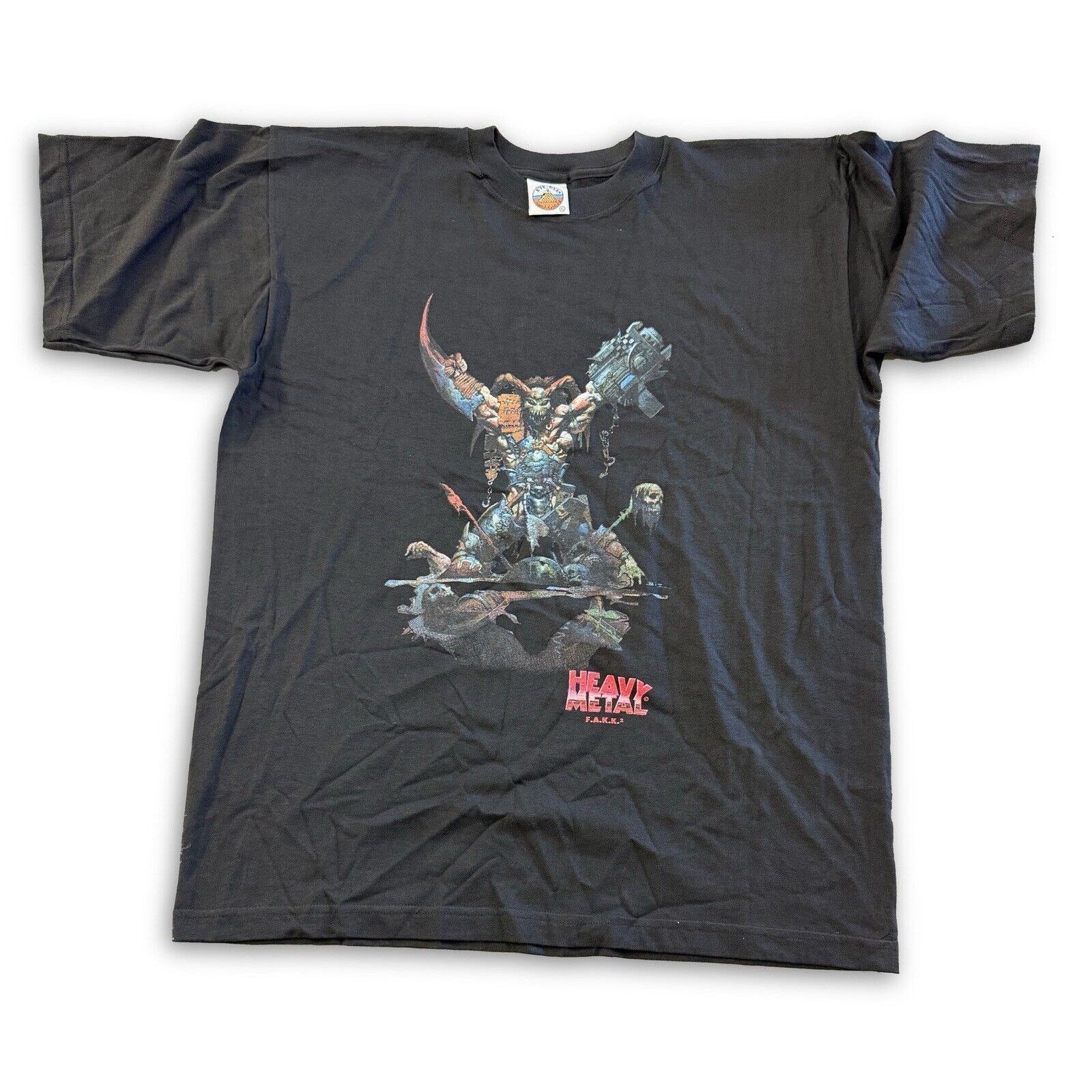 Vintage Heavy Metal FAKK 2 T-Shirt Eye-Dye Tag Mens XL