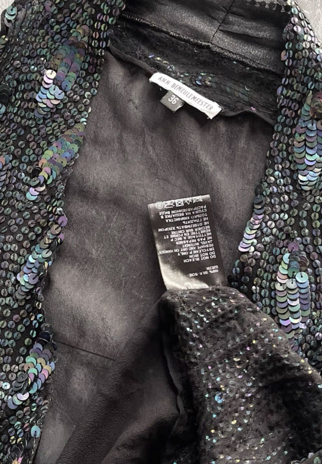 Ann Demeulemeester Ann Demeulemeester｜Silk vest Size XS / US 0-2 / IT 36-38 - 7 Thumbnail