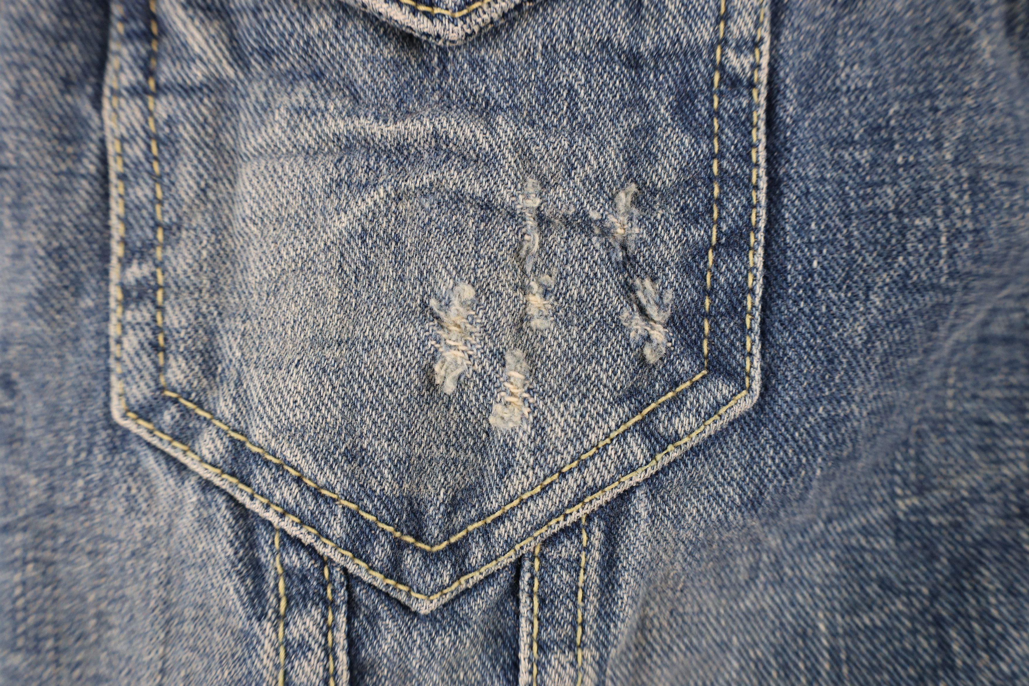American Eagle Outfitters × Vintage Vintage Y2K American Eagle Outfitters Jean Trucker Jacket Size US S / EU 44-46 / 1 - 4 Thumbnail