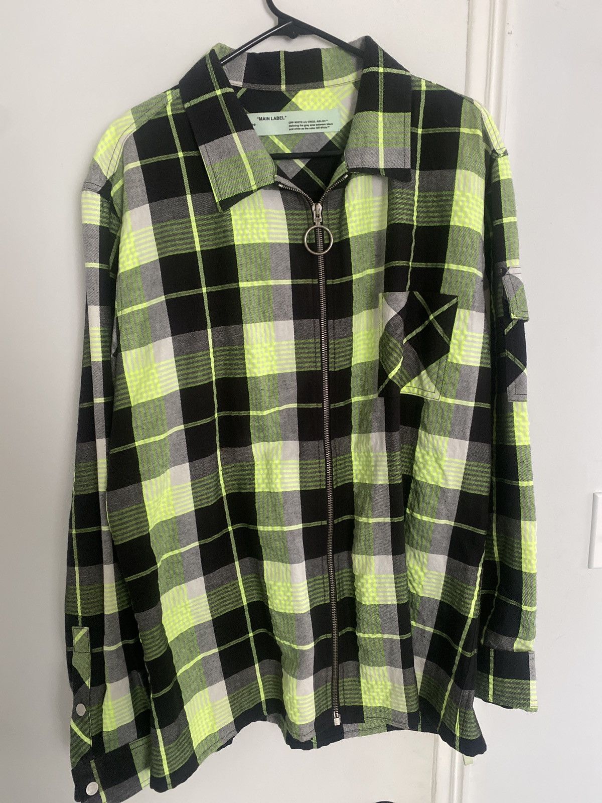 Off-White Off White Ghost Green Flannel Size US XL / EU 56 / 4 - 2 Thumbnail
