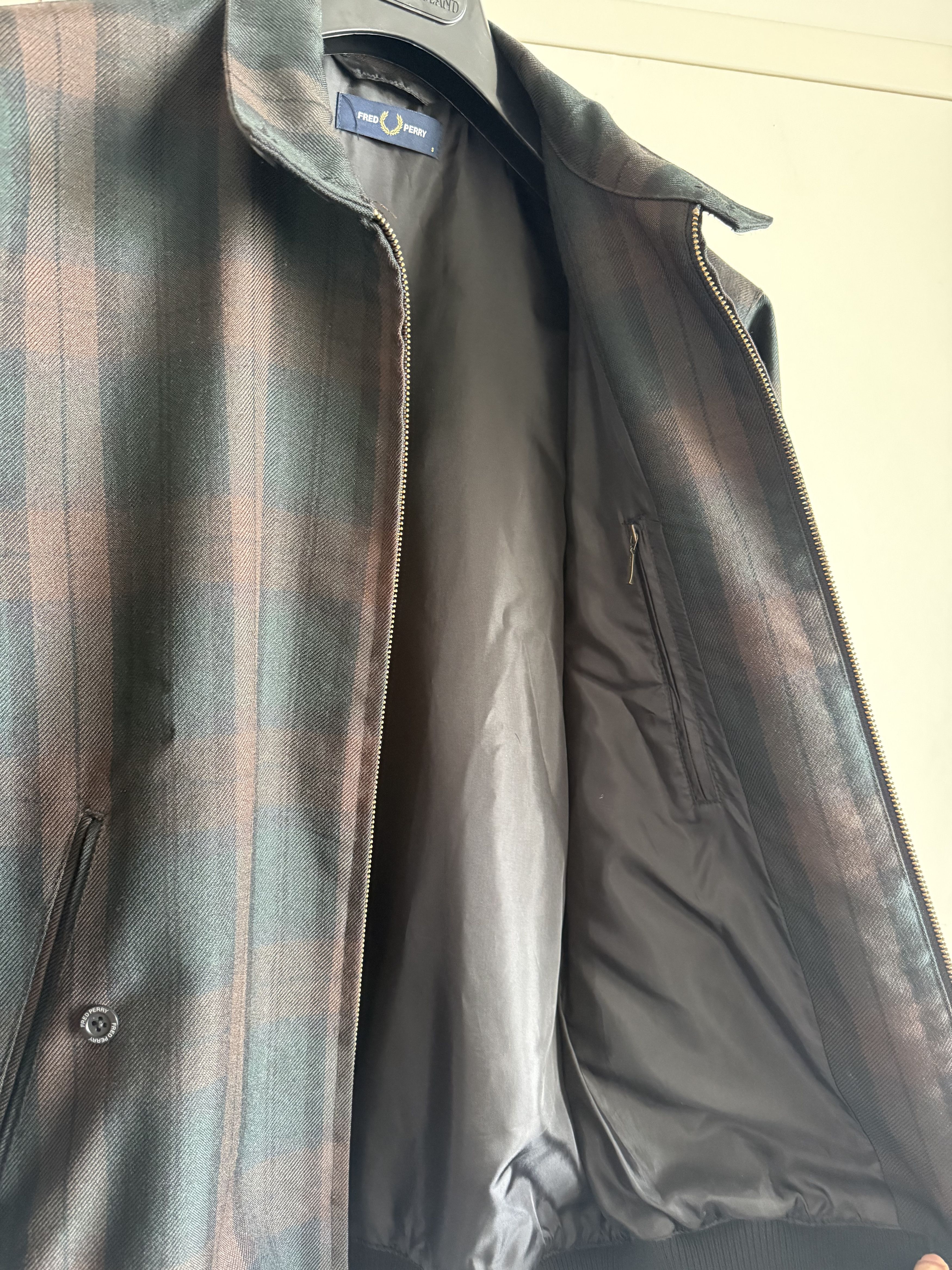 Fred Perry VINTAGE FRED PERRY TARTAN SILK LINED BOMBER Size US S / EU 44-46 / 1 - 5 Thumbnail