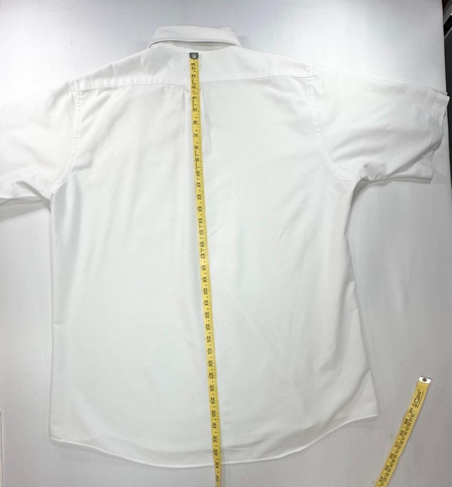 L.L. Bean LL Bean Blended Oxford Short Sleeve Button Up White Mens XL Size US XL / EU 56 / 4 - 3 Thumbnail