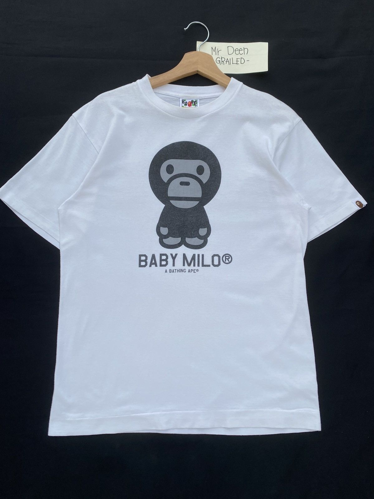 Bape Vintage Baby Milo A Bathing Ape White Tee Size US M / EU 48-50 / 2 - 5 Thumbnail