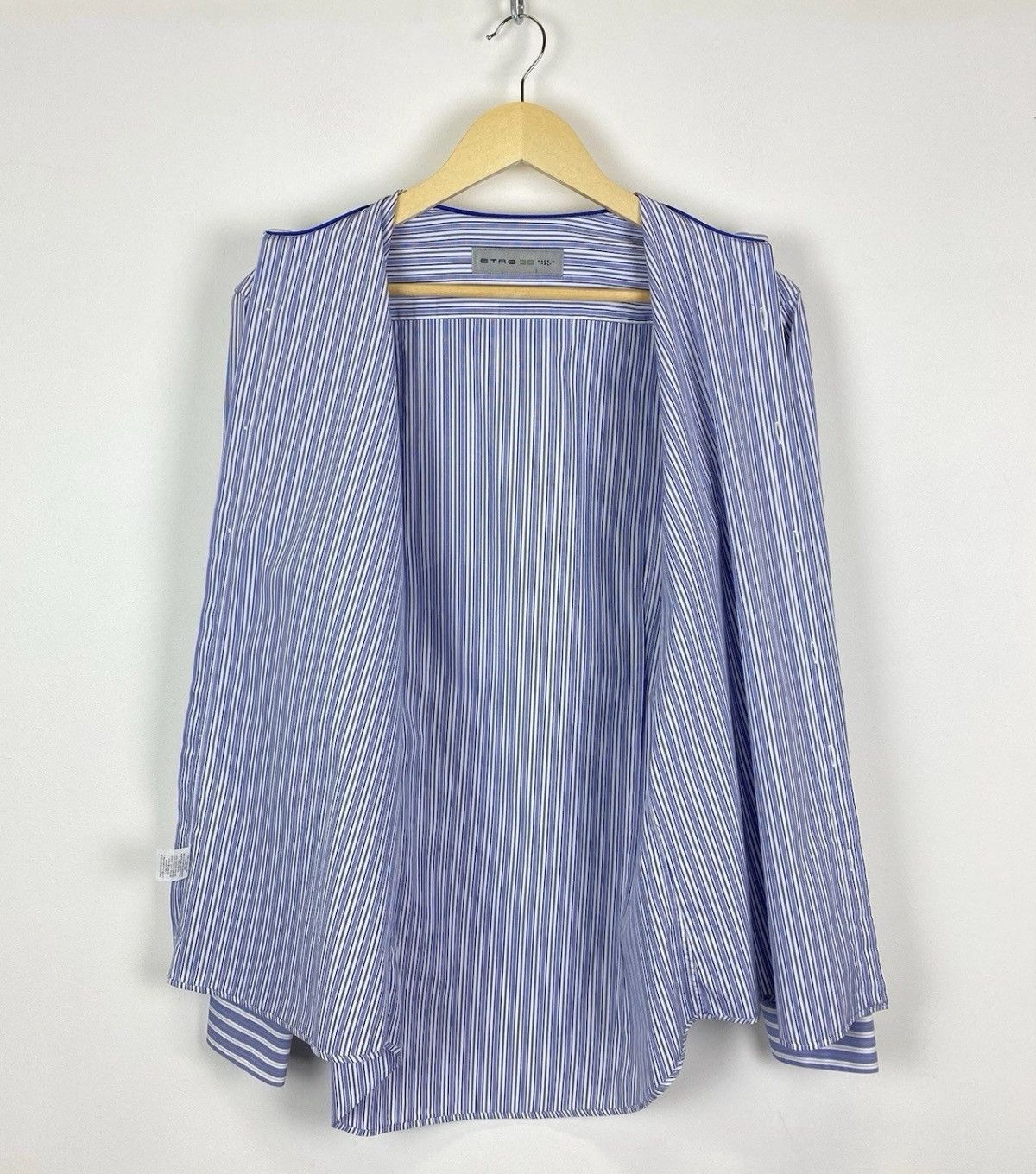 Etro Etro Milano Long Sleeve Button Front Striped Shirt Size 38 Size US M / EU 48-50 / 2 - 4 Thumbnail