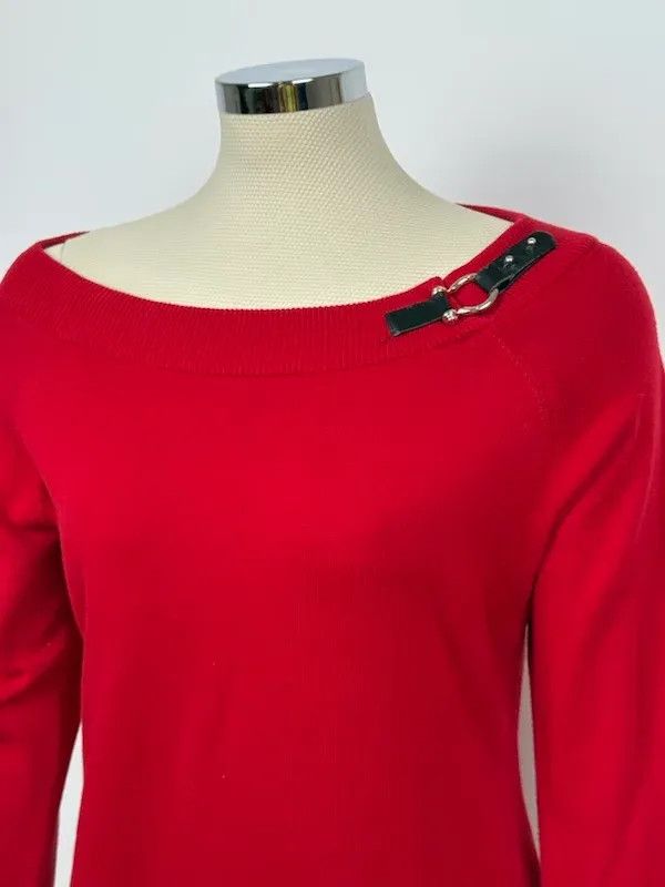 Lauren Ralph Lauren Maglione Ralph Lauren Rosso Donna Taglia L Size L / US 10 / IT 46 - 3 Thumbnail
