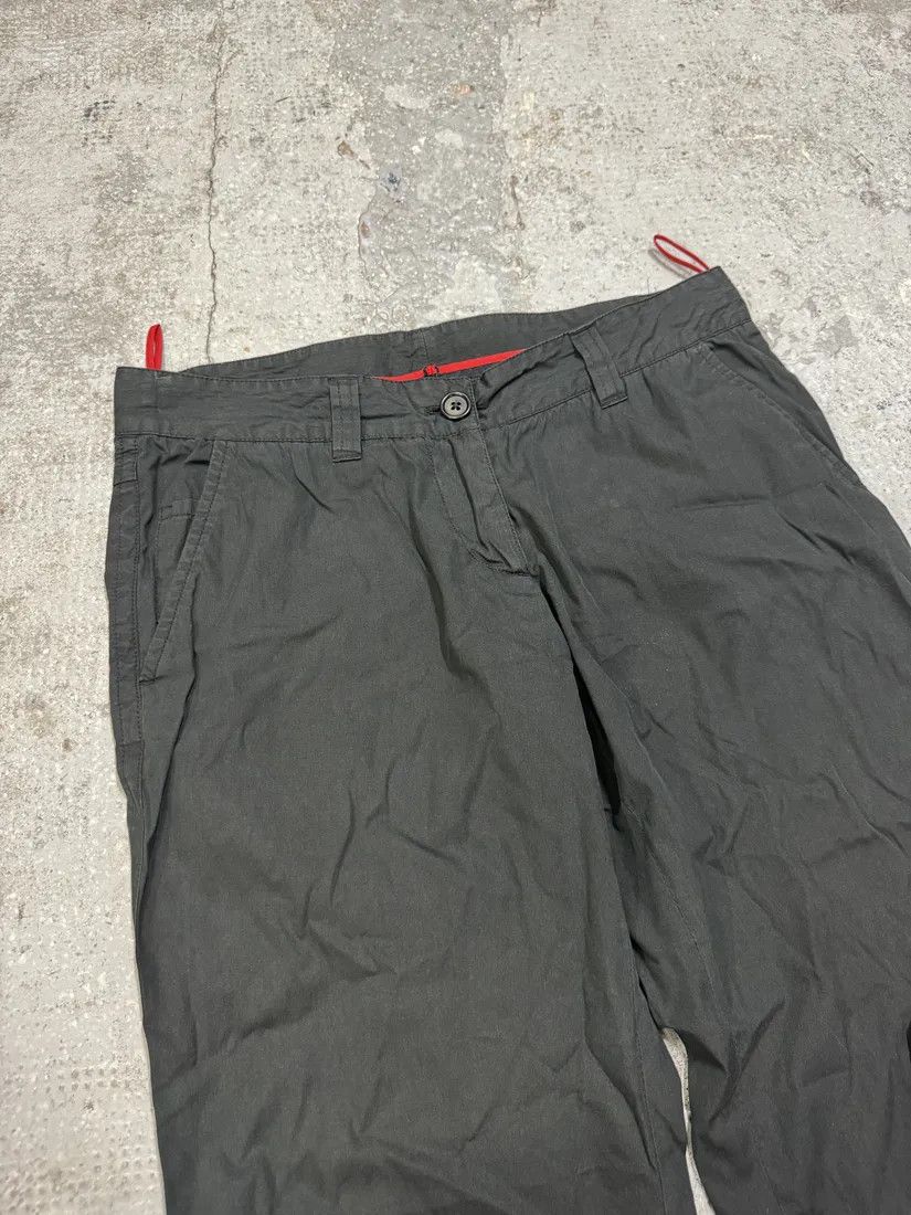 Prada × Vintage 2000s Prada Linea Rossa Black Soft Pants Size US 30 / EU 46 - 10 Thumbnail
