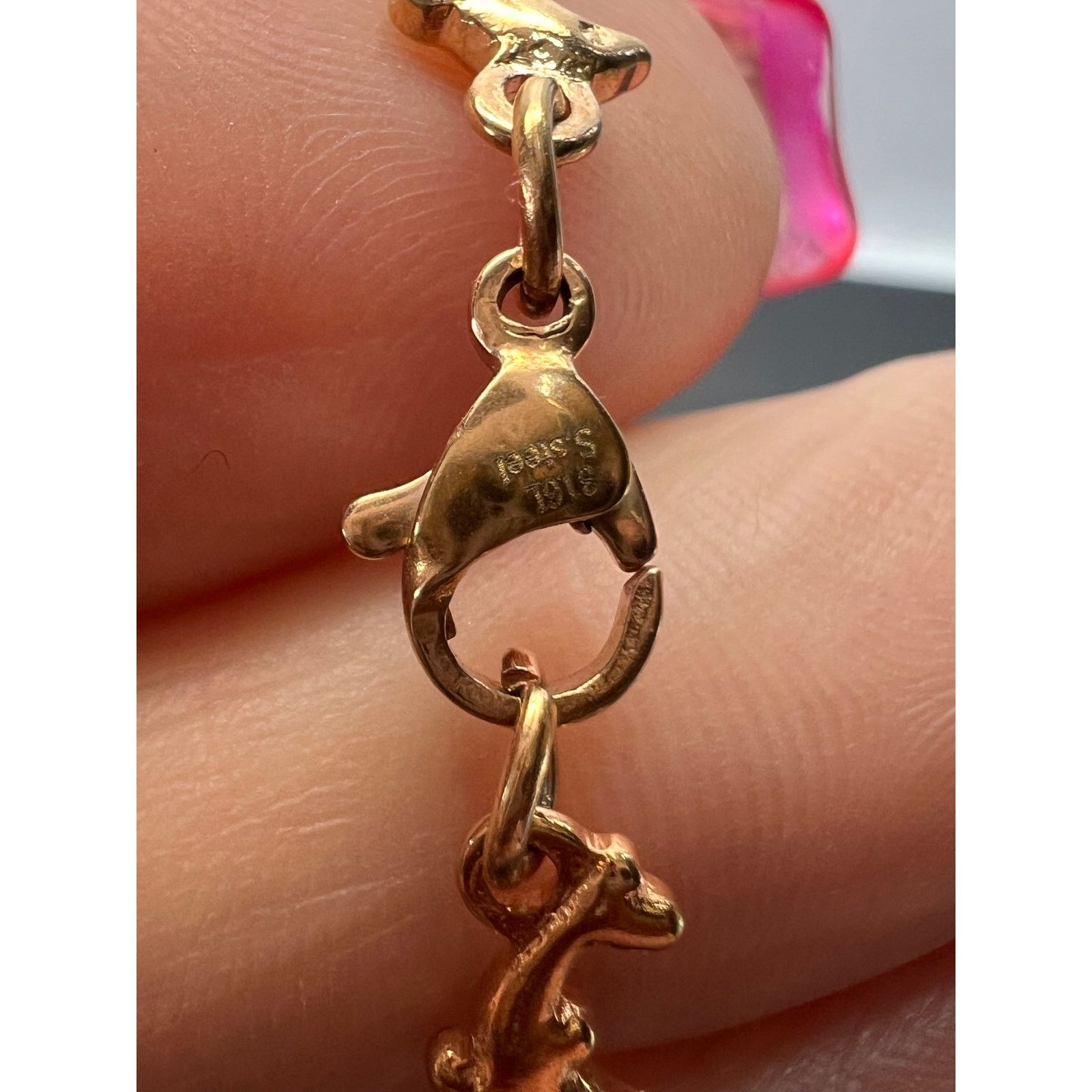 Other Rose gold over stainless steel dolphins 20 inch necklace Size ONE SIZE - 8 Thumbnail